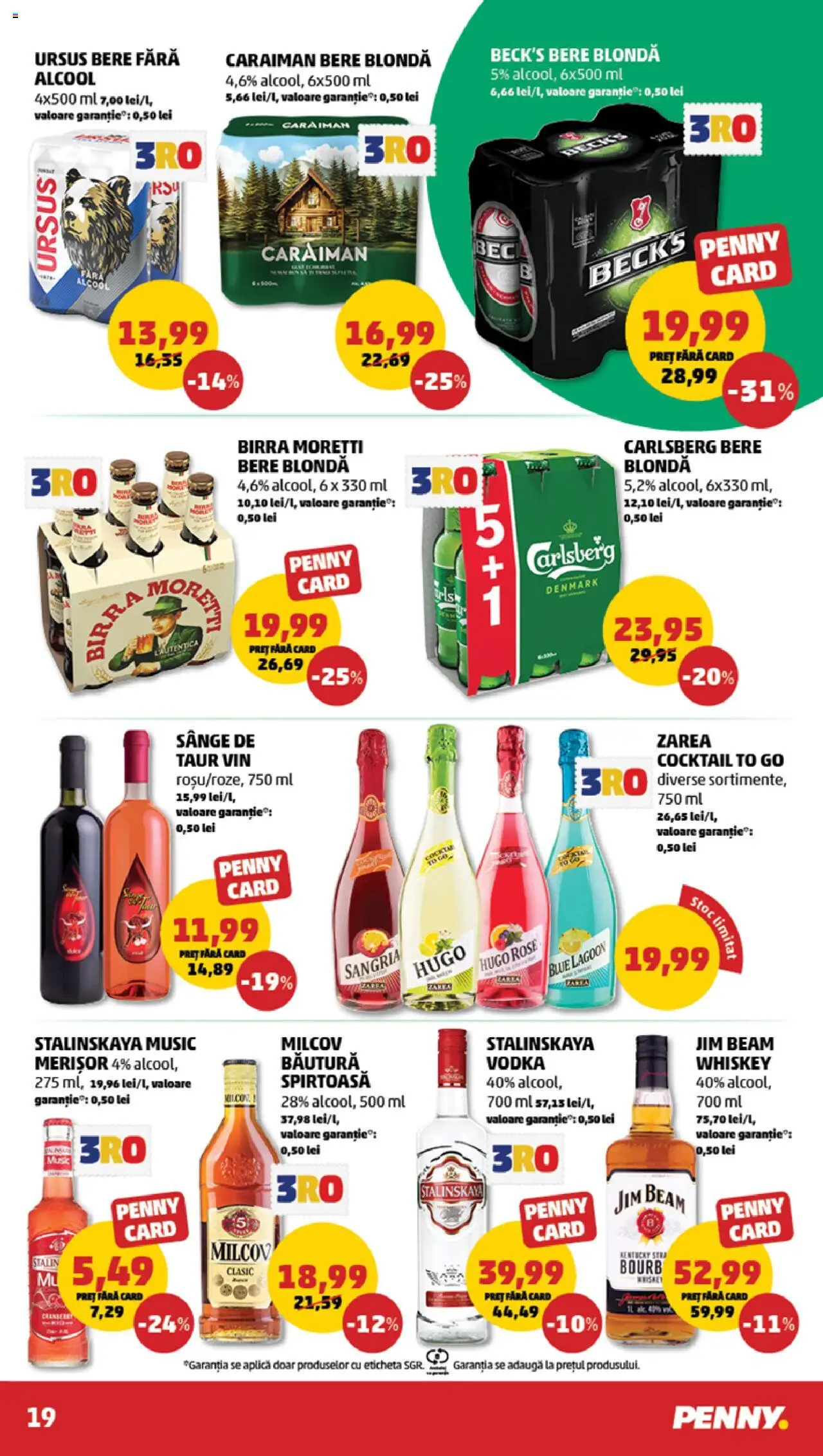 Catalog PENNY Market 2 - 8 Aprilie 2025 | Pagina 19 | Produse: Vin, Bere, Vodka, Whiskey