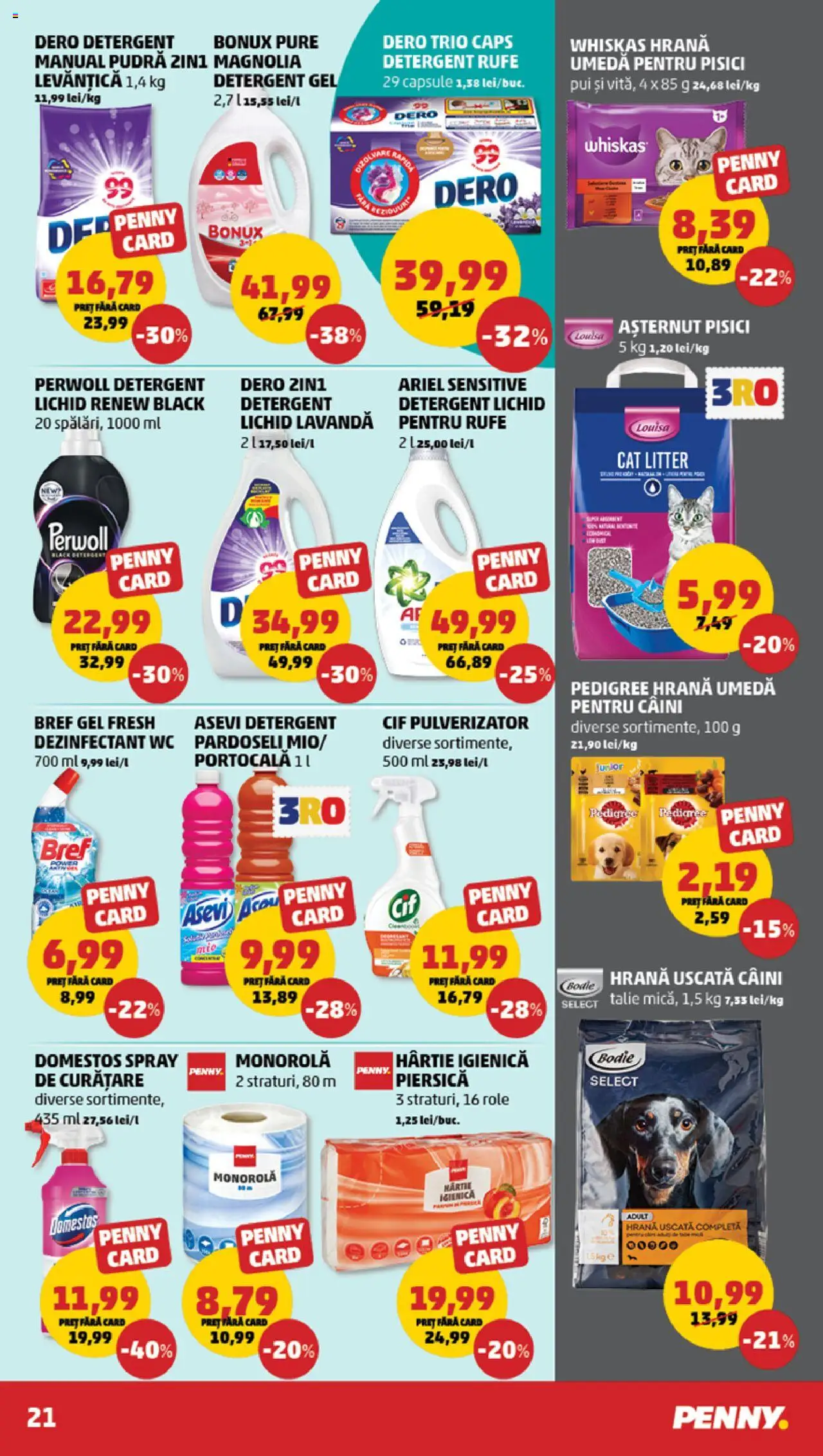 Catalog PENNY Market 2 - 8 Aprilie 2025 | Pagina 21 | Produse: Pară, Role, Pudră, Detergent