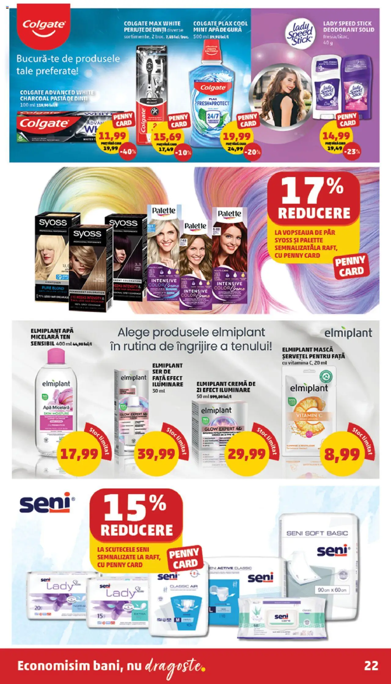 Catalog PENNY Market 2 - 8 Aprilie 2025 | Pagina 22 | Produse: Cremă, Pastă de dinți, Apă de gură, Apă