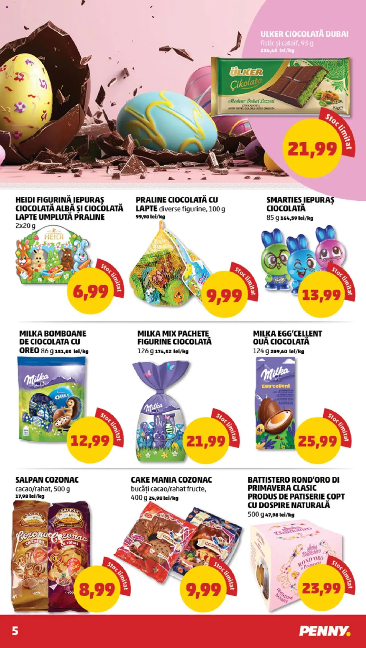 Catalog PENNY Market 2 - 8 Aprilie 2025 | Pagina 5 | Produse: Önlük, Praline, Lapte, Ciocolată