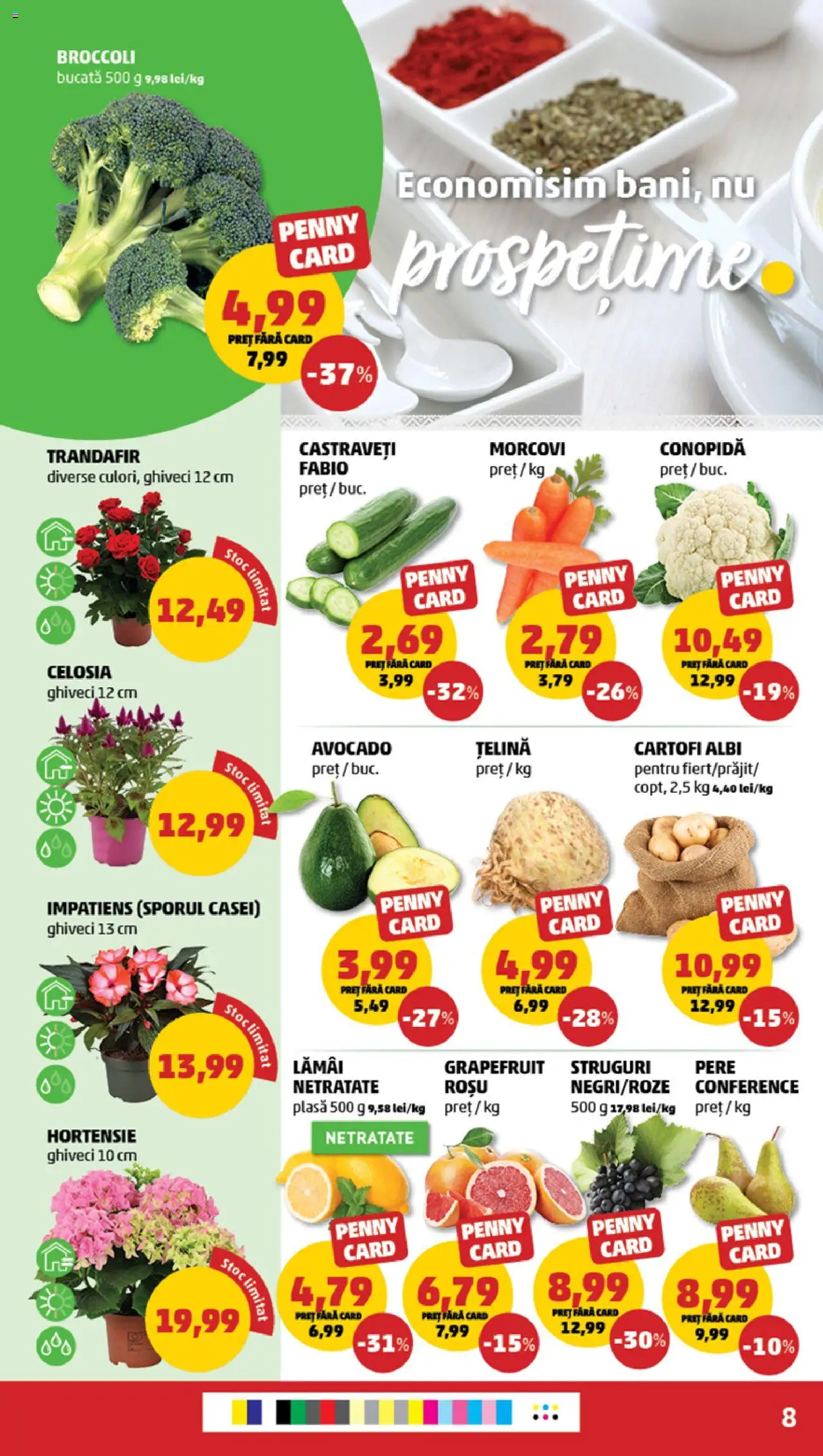 Catalog PENNY Market 2 - 8 Aprilie 2025 | Pagina 8 | Produse: Conopidă, Ghiveci, Țelină, Morcovi