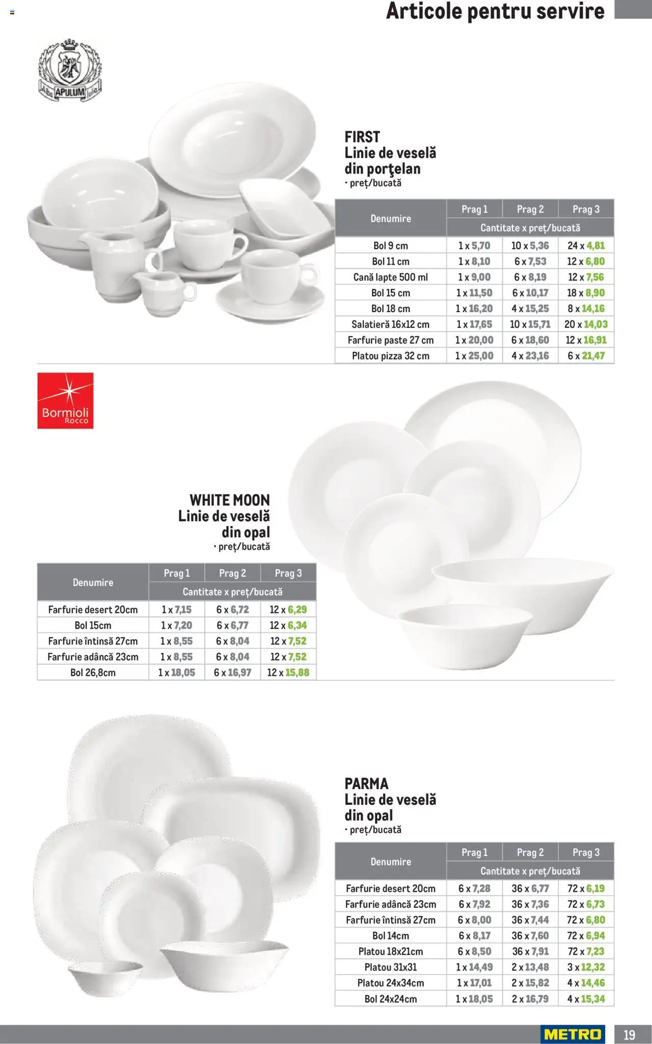 Catalog METRO 1 Aprilie - 30 Iunie 2025 | Pagina 19 | Produse: Bol, Lapte, Pizza, Paste