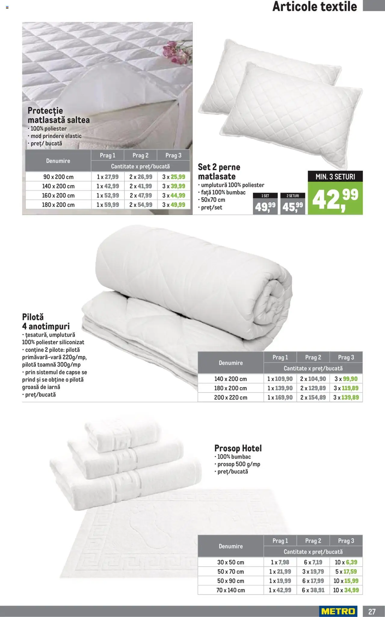 Catalog METRO 1 Aprilie - 30 Iunie 2025 | Pagina 27 | Produse: Saltea, Pilotă