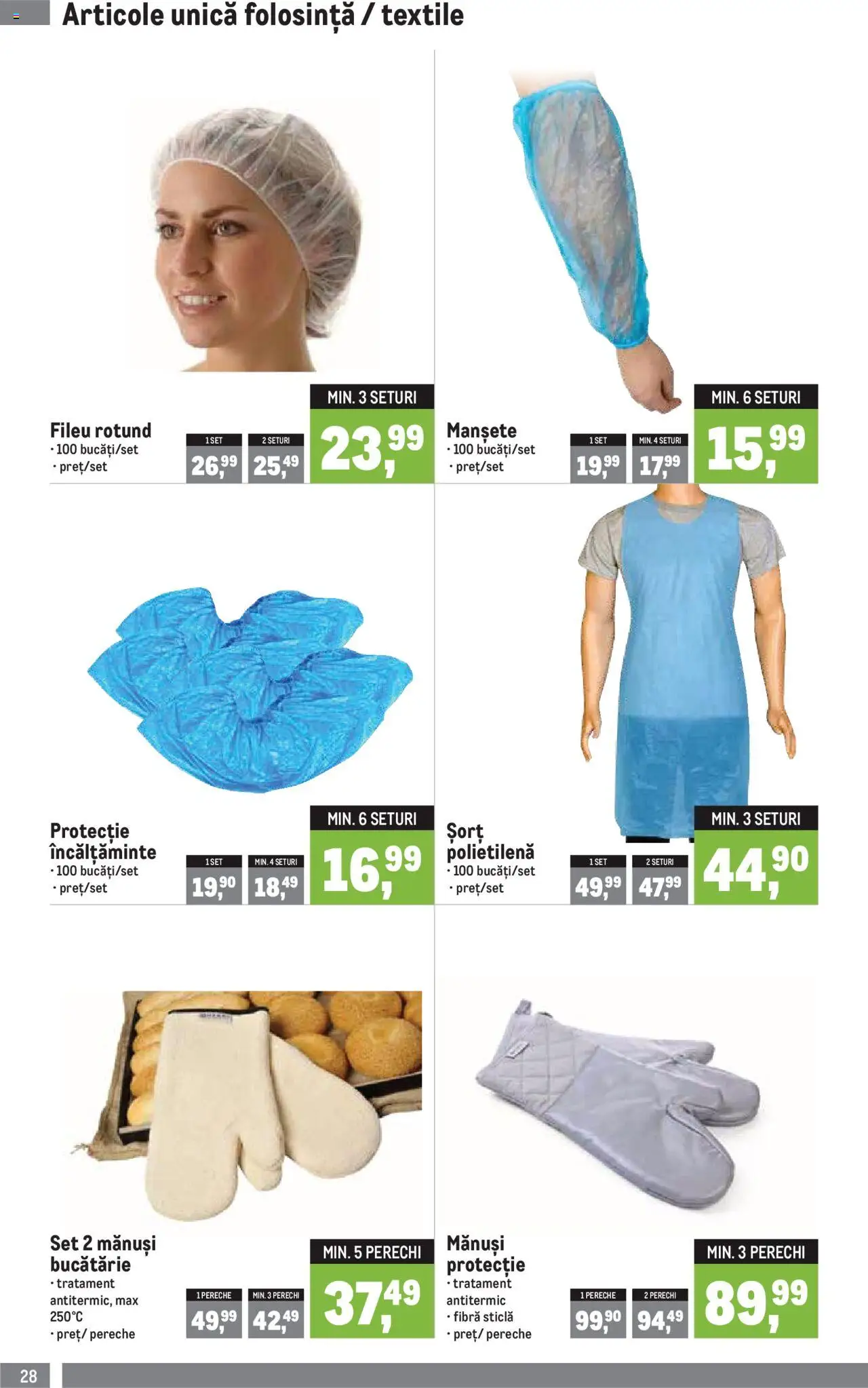 Catalog METRO 1 Aprilie - 30 Iunie 2025 | Pagina 28 | Produse: Mănuși, Șort, Bucătărie, Bornoz takımı