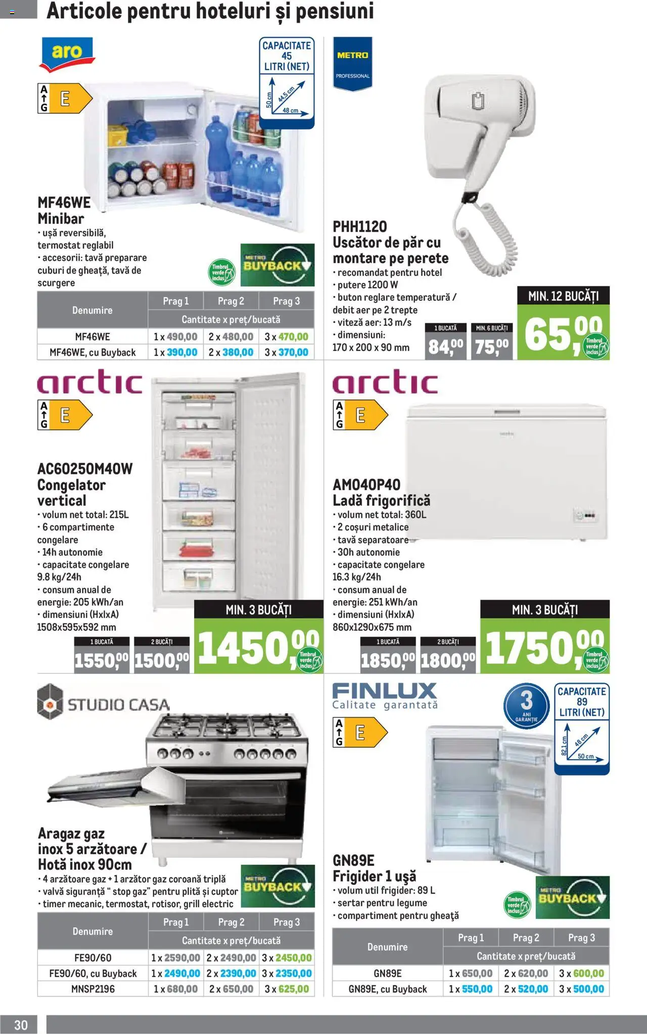 Catalog METRO 1 Aprilie - 30 Iunie 2025 | Pagina 30 | Produse: Frigider, Uscător, Ușă, Legume