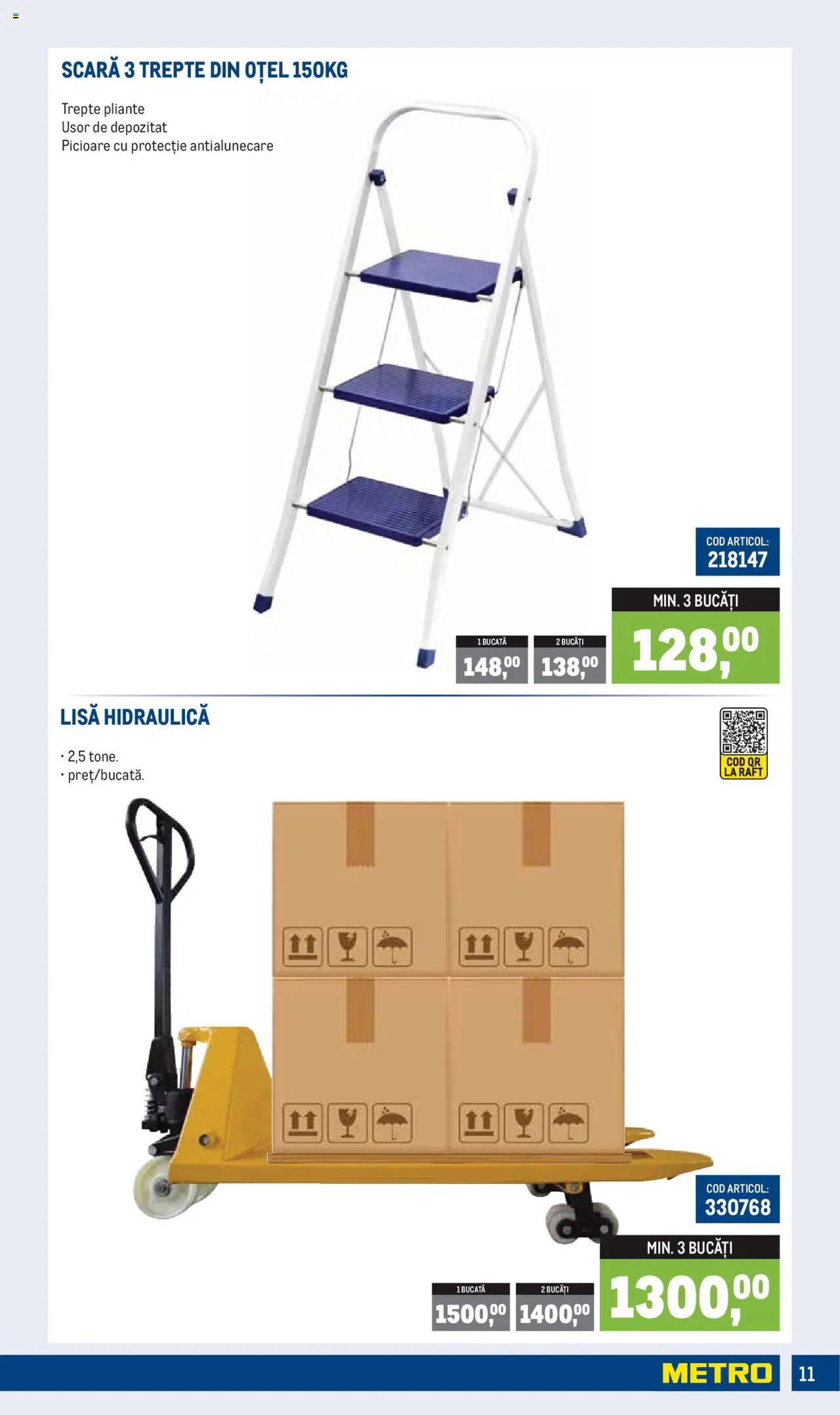 Catalog METRO 1 Aprilie - 30 Iunie 2025 | Pagina 11 | Produse: Scară, Raft