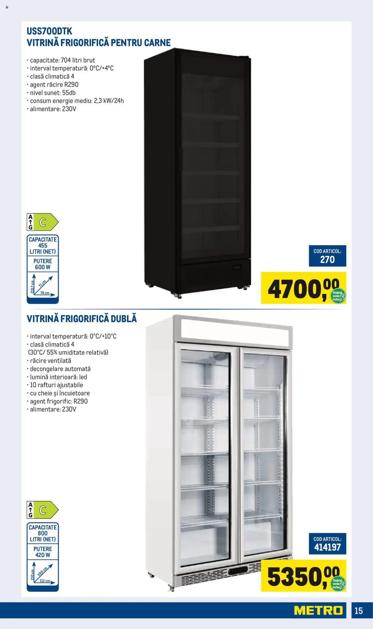 Catalog METRO 1 Aprilie - 30 Iunie 2025 | Pagina 15 | Produse: Tavuk suyu, Babak, Vitrină