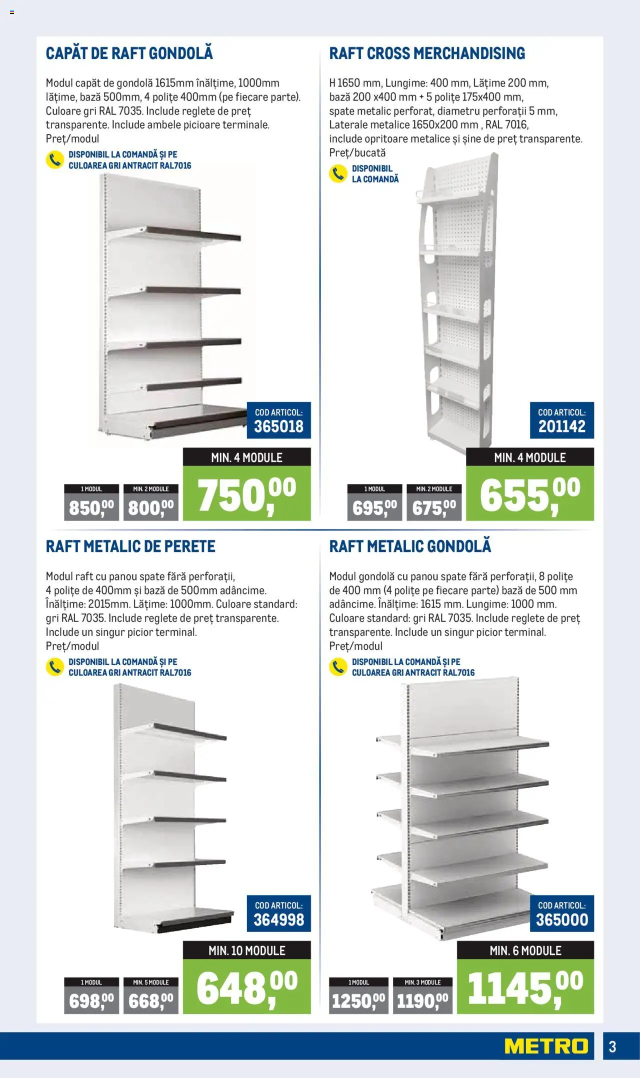 Catalog METRO 1 Aprilie - 30 Iunie 2025 | Pagina 3 | Produse: Raft