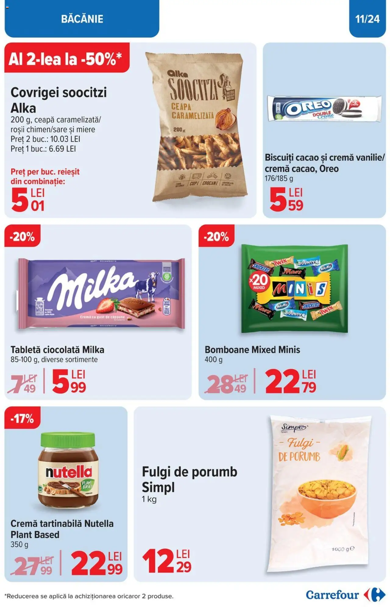 Catalog Carrefour 2 - 13 Aprilie 2025 | Pagina 11 | Produse: Ciocolată, Roșii, Biscuiți, Fulgi
