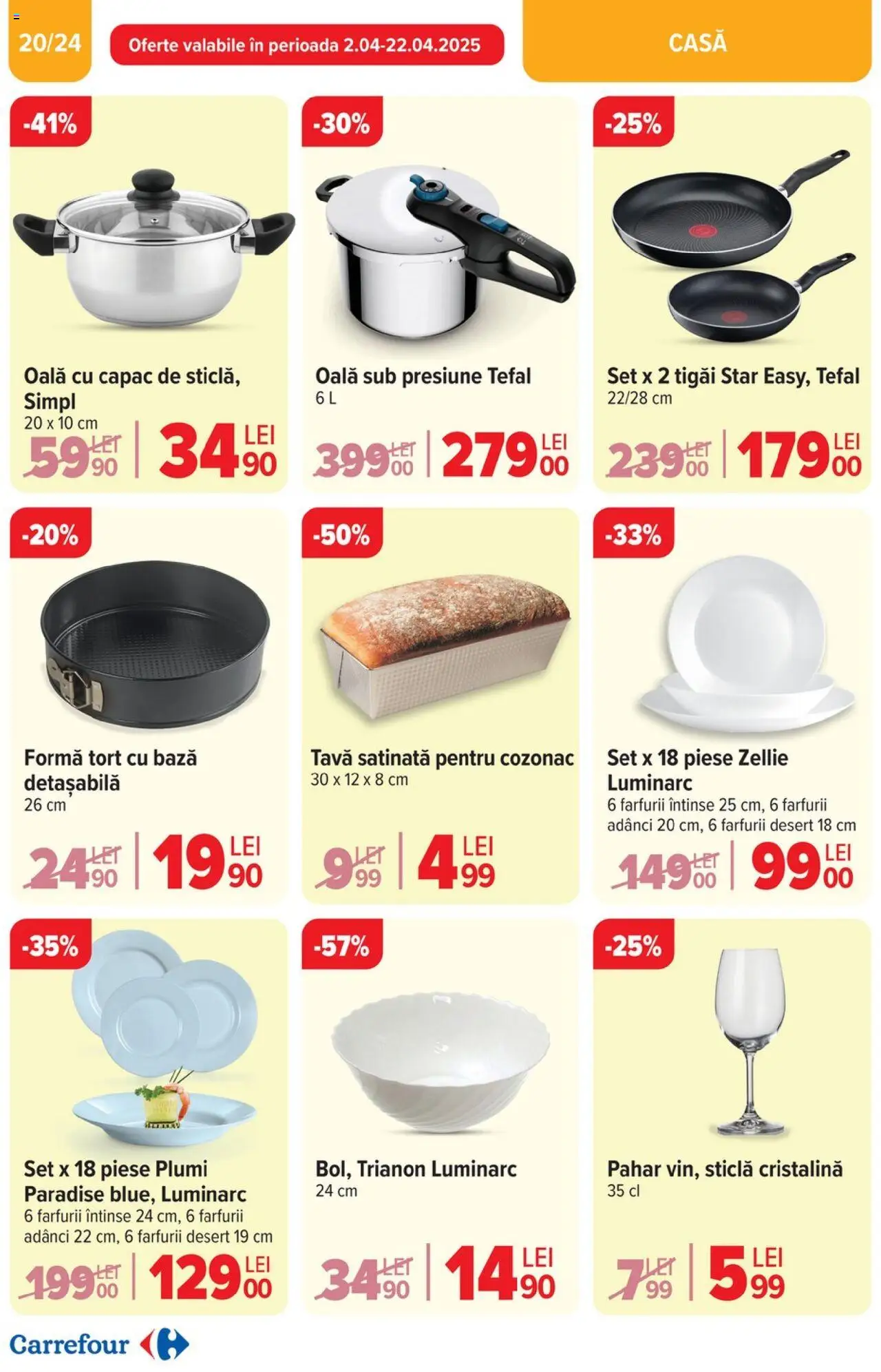 Catalog Carrefour 2 - 13 Aprilie 2025 | Pagina 20 | Produse: Oală, Tort