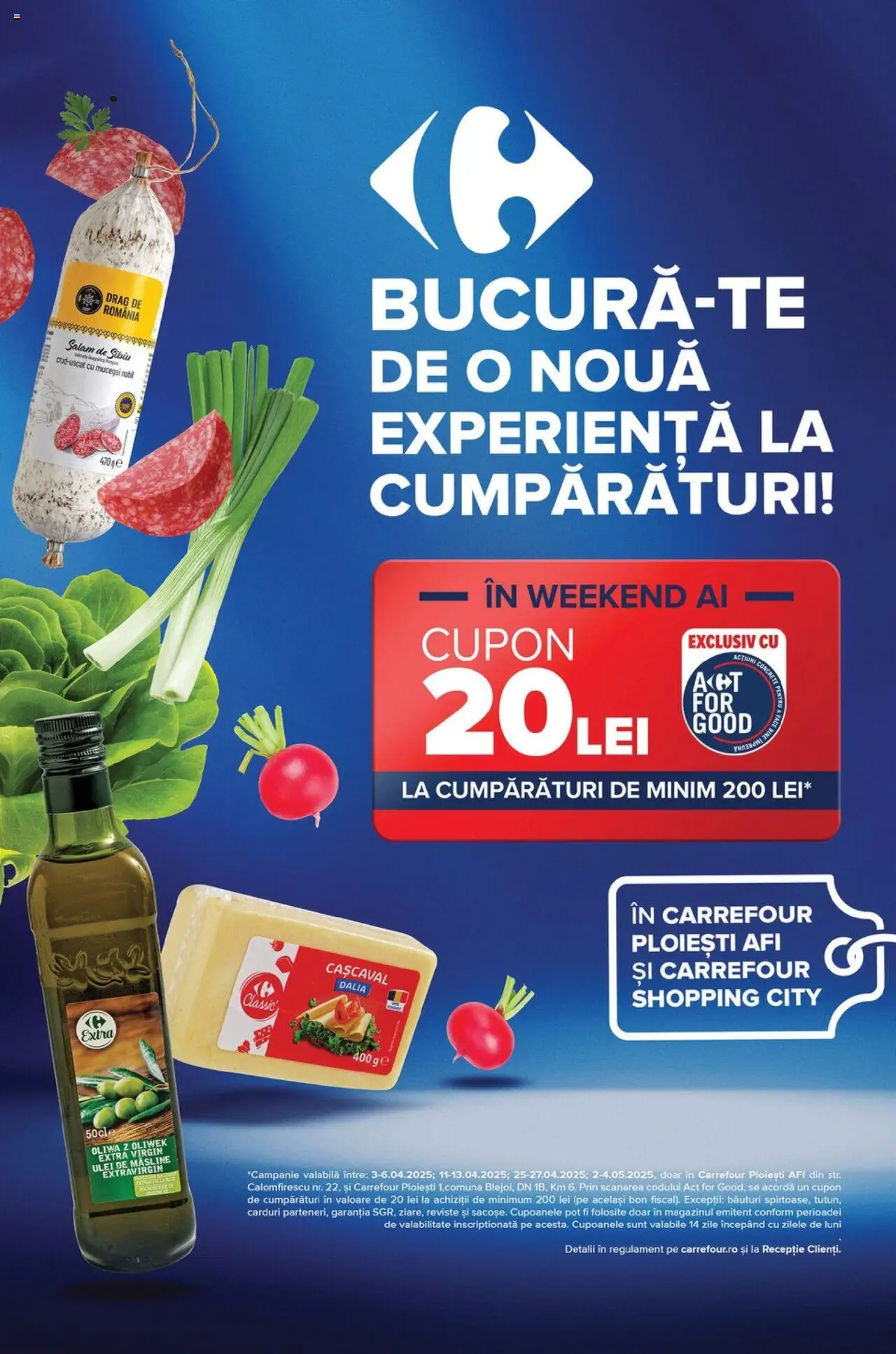 Catalog Carrefour 2 - 13 Aprilie 2025 | Pagina 23 | Produse: Cașcaval, Măsline, Ulei, Salam