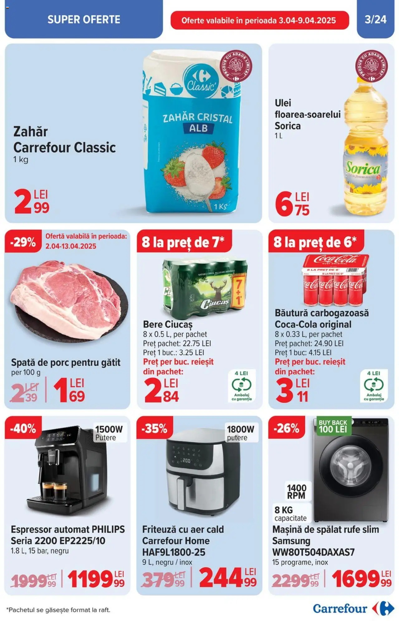 Catalog Carrefour 2 - 13 Aprilie 2025 | Pagina 3 | Produse: Enginar, Ginseng, Mașină De Spălat, Ulei