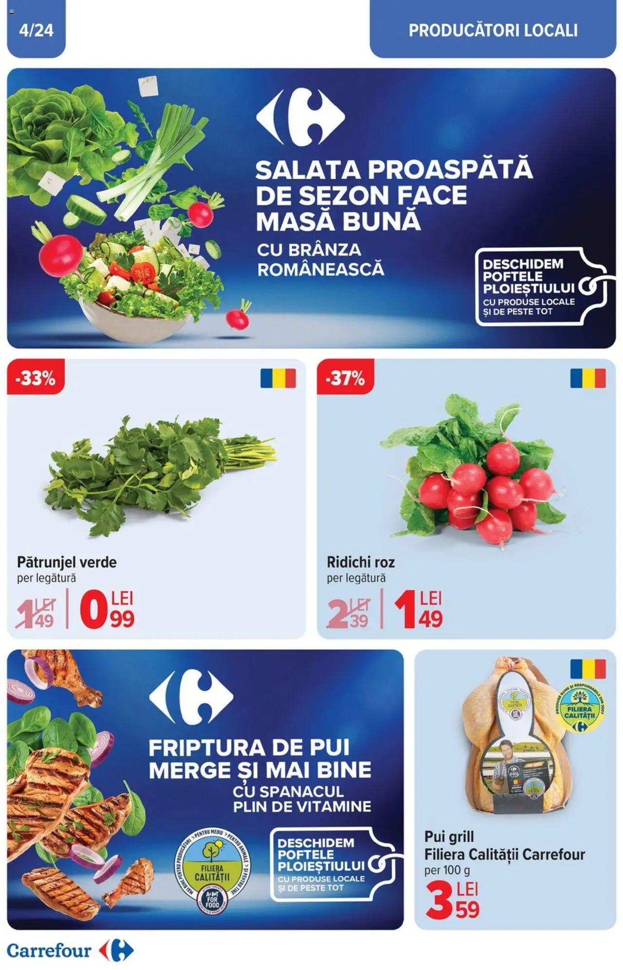 Catalog Carrefour 2 - 13 Aprilie 2025 | Pagina 4 | Produse: Grill, Masă, Brânză, Pește