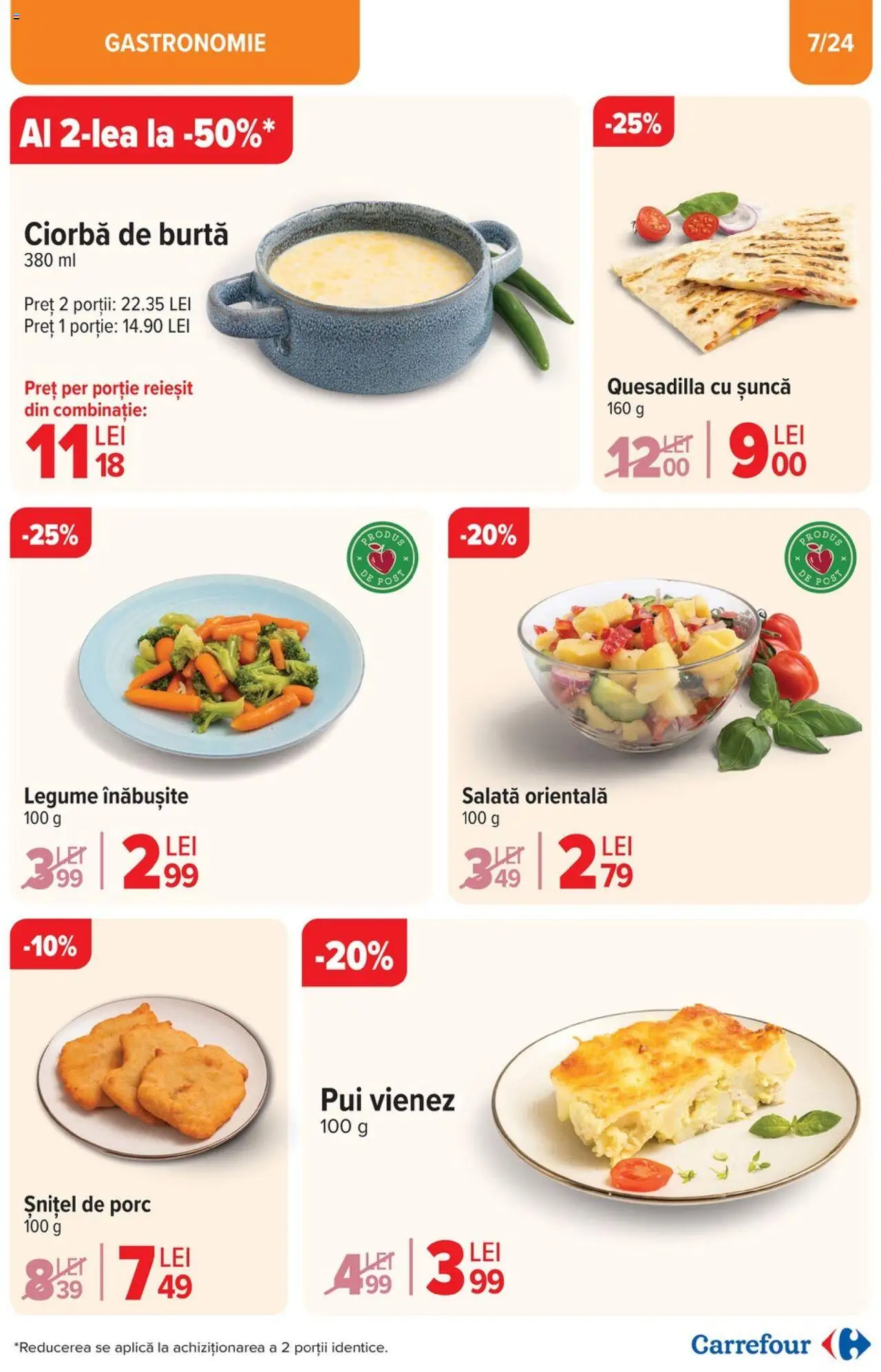 Catalog Carrefour 2 - 13 Aprilie 2025 | Pagina 7 | Produse: Hacıyatmaz Kedi Oyuncağı, Șuncă, Salată, Legume