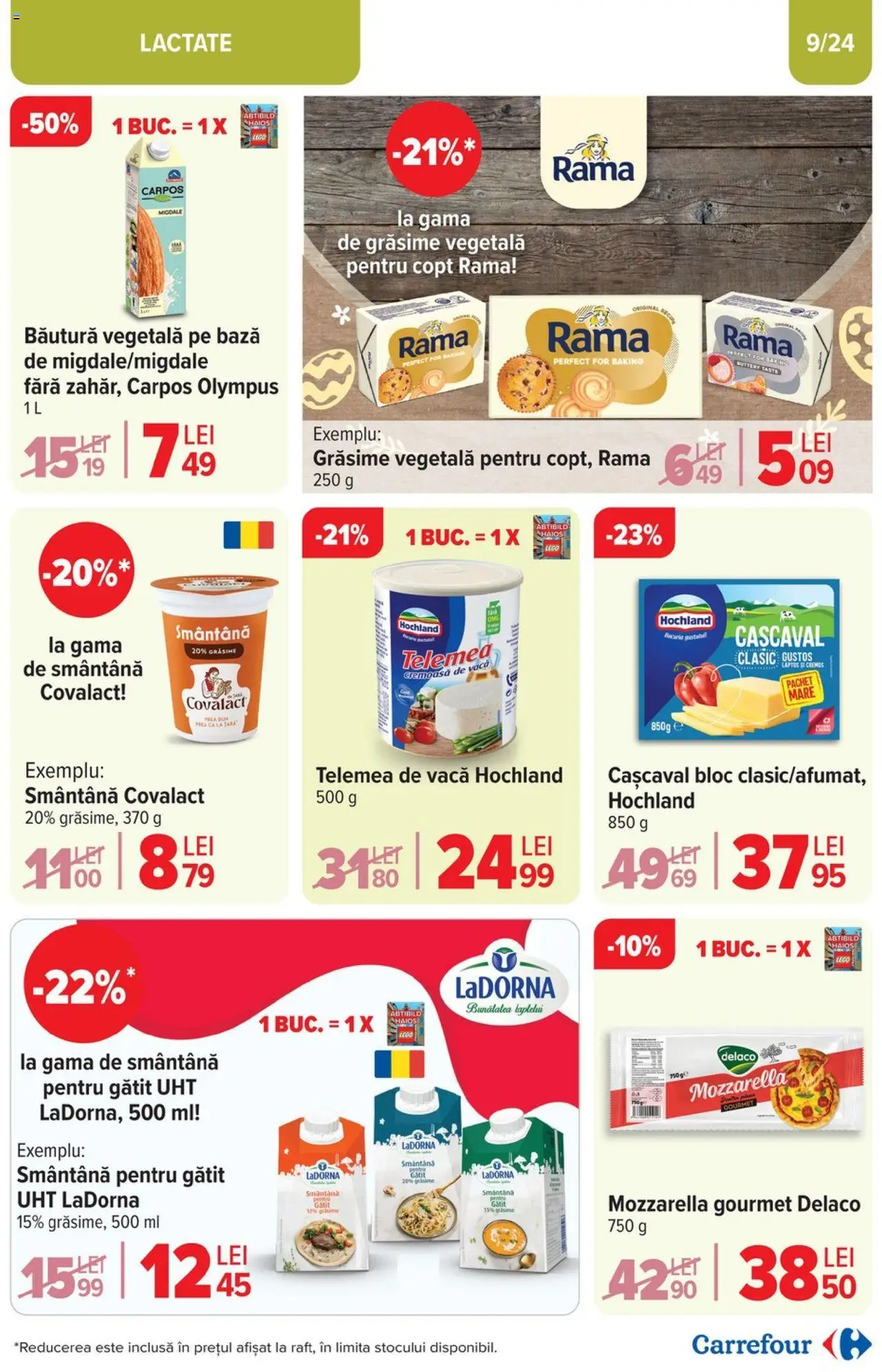 Catalog Carrefour 2 - 13 Aprilie 2025 | Pagina 9 | Produse: Light Kedi Konservesi, Cașcaval, Migdale, Mozzarella
