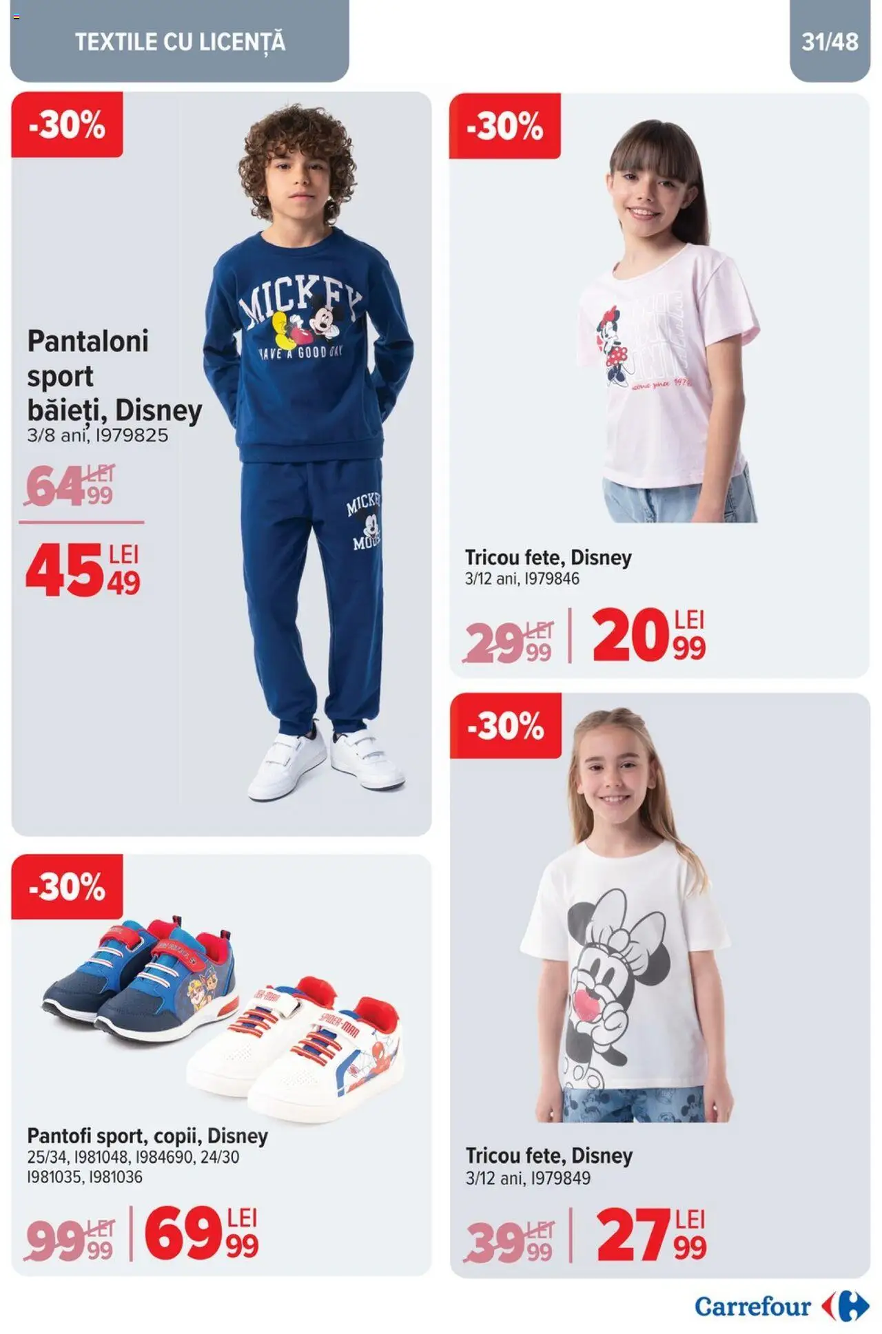 Catalog Carrefour 2 - 22 Aprilie 2025 | Pagina 31 | Produse: Pantofi, Tricou, Pantaloni