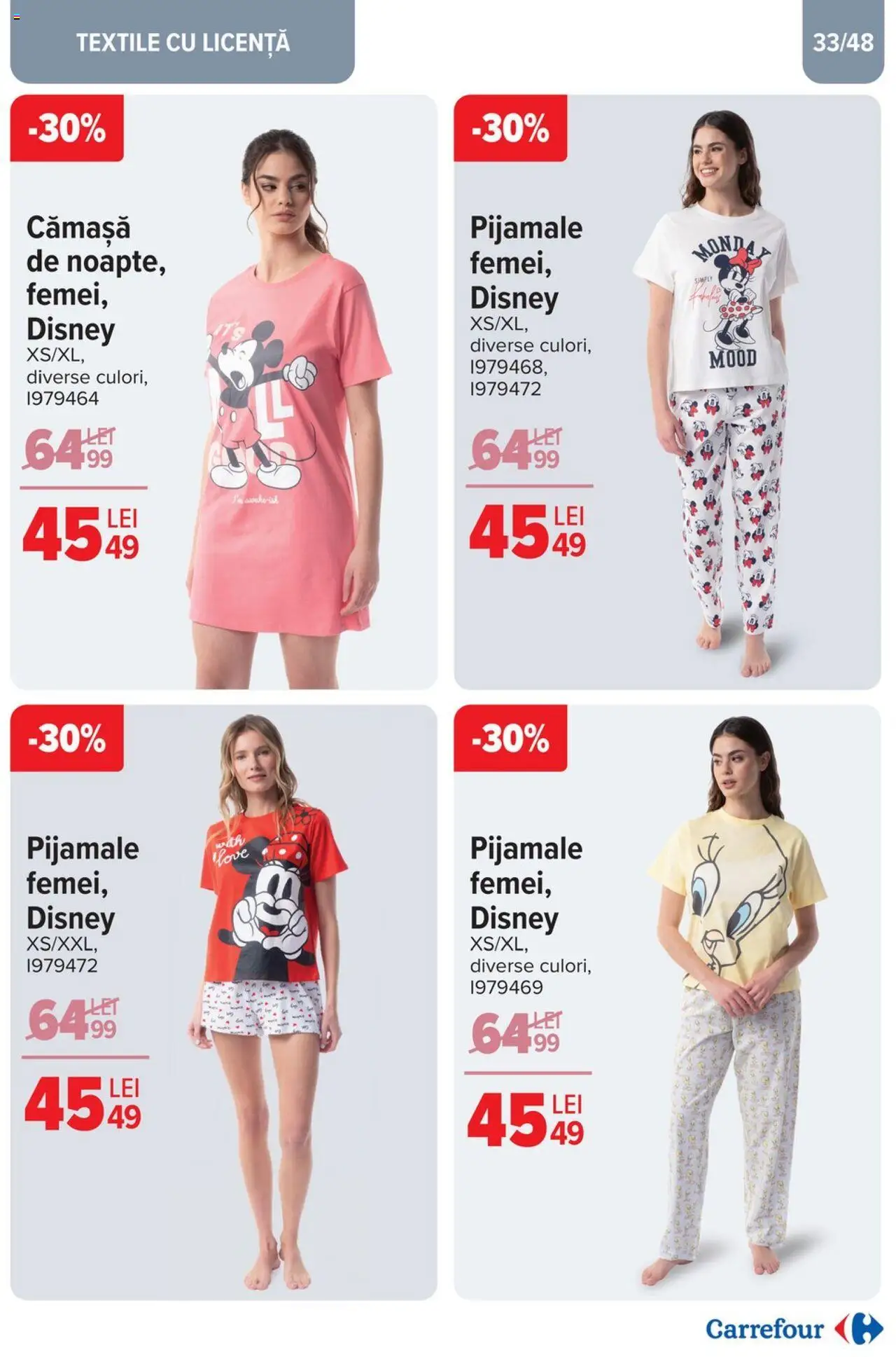 Catalog Carrefour 2 - 22 Aprilie 2025 | Pagina 33 | Produse: Pijamale