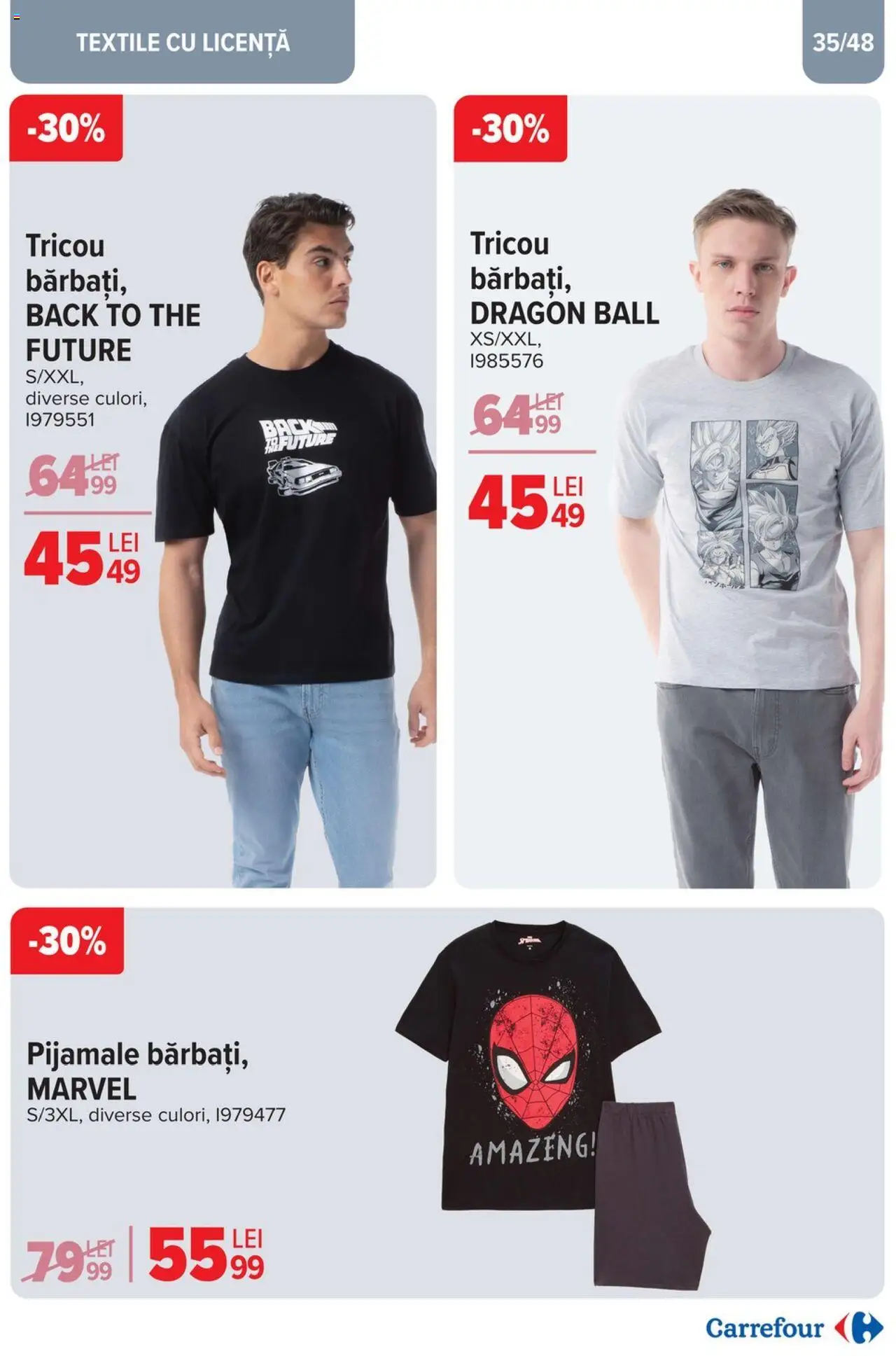 Catalog Carrefour 2 - 22 Aprilie 2025 | Pagina 35 | Produse: Tricou, Pijamale