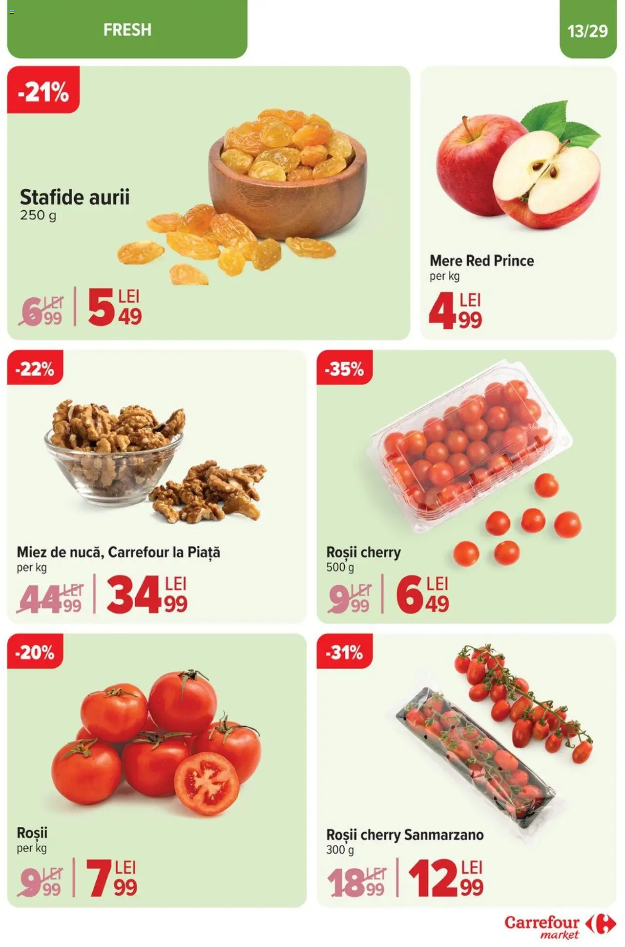 Catalog Carrefour 2 - 13 Aprilie 2025 | Pagina 13 | Produse: Mere, Roșii, Stafide