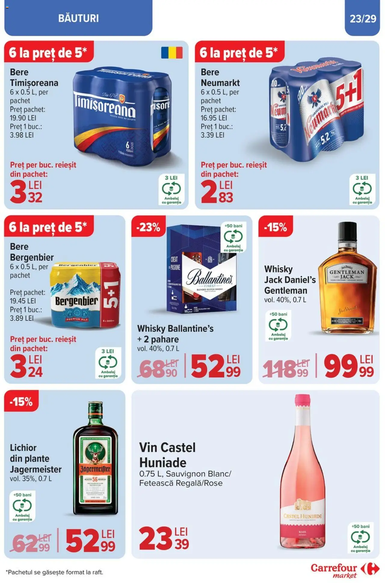 Catalog Carrefour 2 - 13 Aprilie 2025 | Pagina 21 | Produse: Pahare, Vin, Bere, Plastik Kulübe
