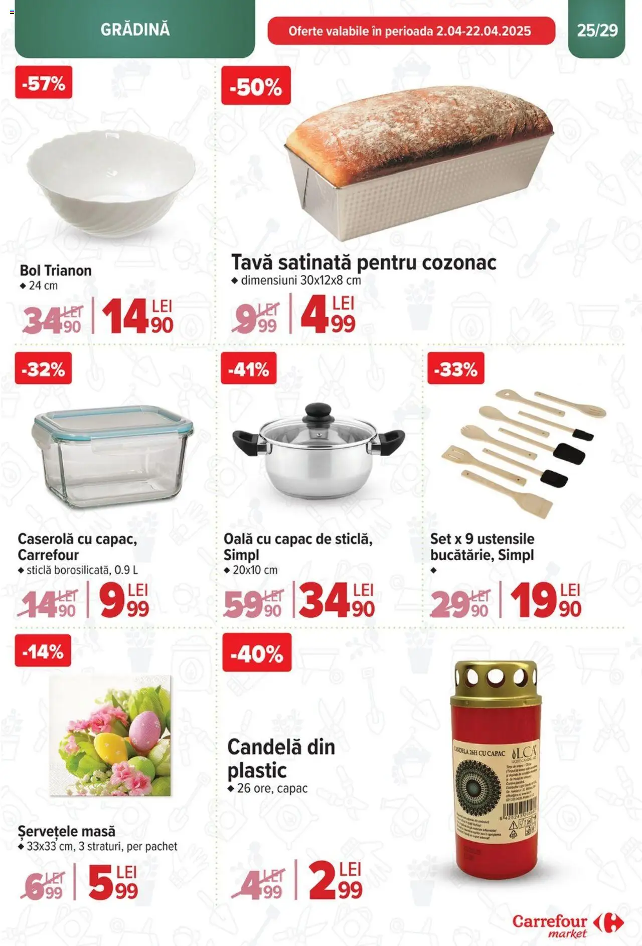 Catalog Carrefour 2 - 13 Aprilie 2025 | Pagina 25 | Produse: Oală, Bol, Masă