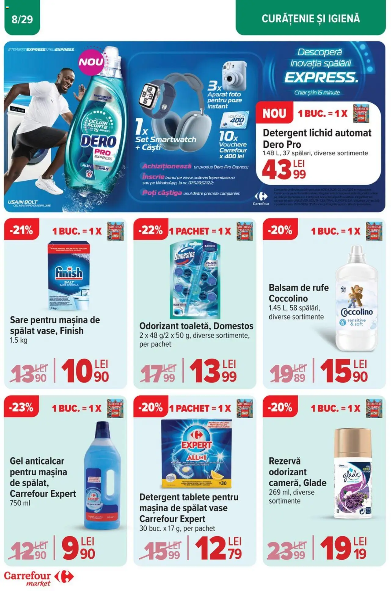 Catalog Carrefour 2 - 13 Aprilie 2025 | Pagina 8 | Produse: Căști, Mașină De Spălat Vase, Balsam, Sare