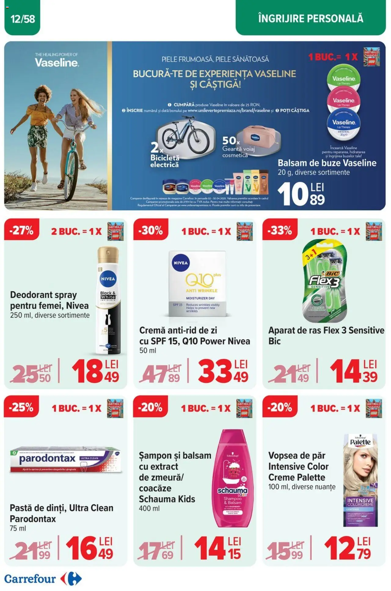 Catalog Carrefour 2 - 13 Aprilie 2025 | Pagina 12 | Produse: Pomelo, Geantă voiaj, Dana kuşbaşı, Balsam