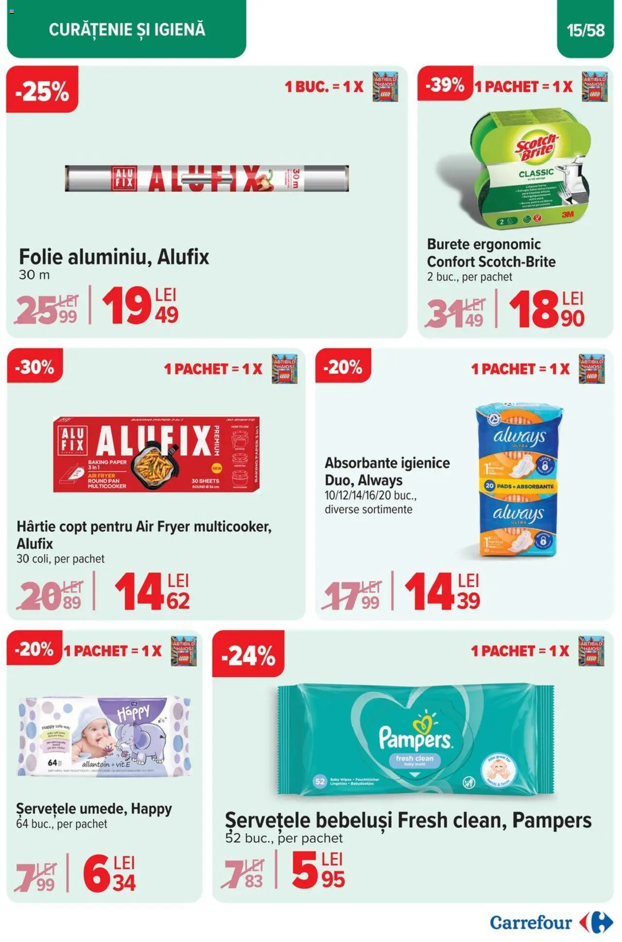Catalog Carrefour 2 - 13 Aprilie 2025 | Pagina 15 | Produse: Pomelo, Burete, Absorbante