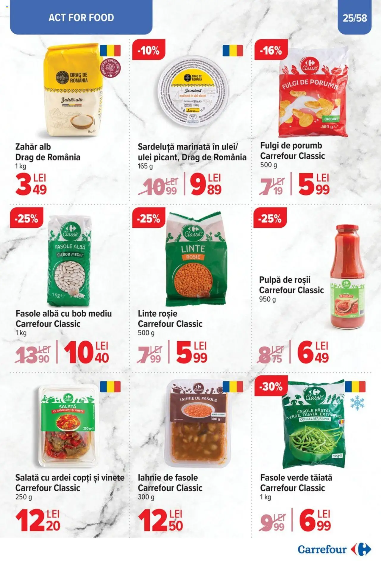 Catalog Carrefour 2 - 13 Aprilie 2025 | Pagina 25 | Produse: Ardei, Roșii, Fasole verde, Fulgi
