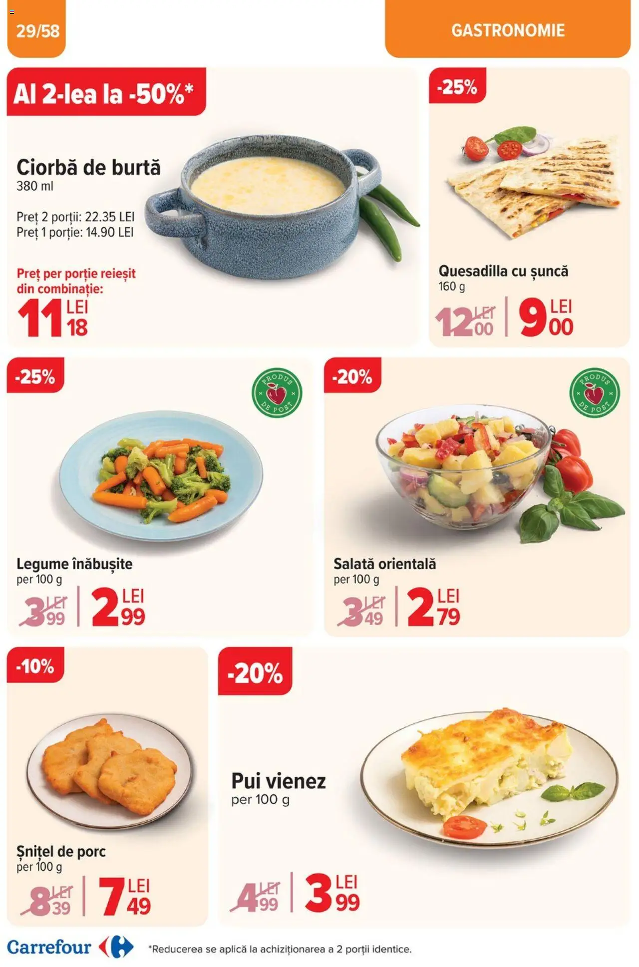 Catalog Carrefour 2 - 13 Aprilie 2025 | Pagina 29 | Produse: Hacıyatmaz Kedi Oyuncağı, Șuncă, Salată, Legume