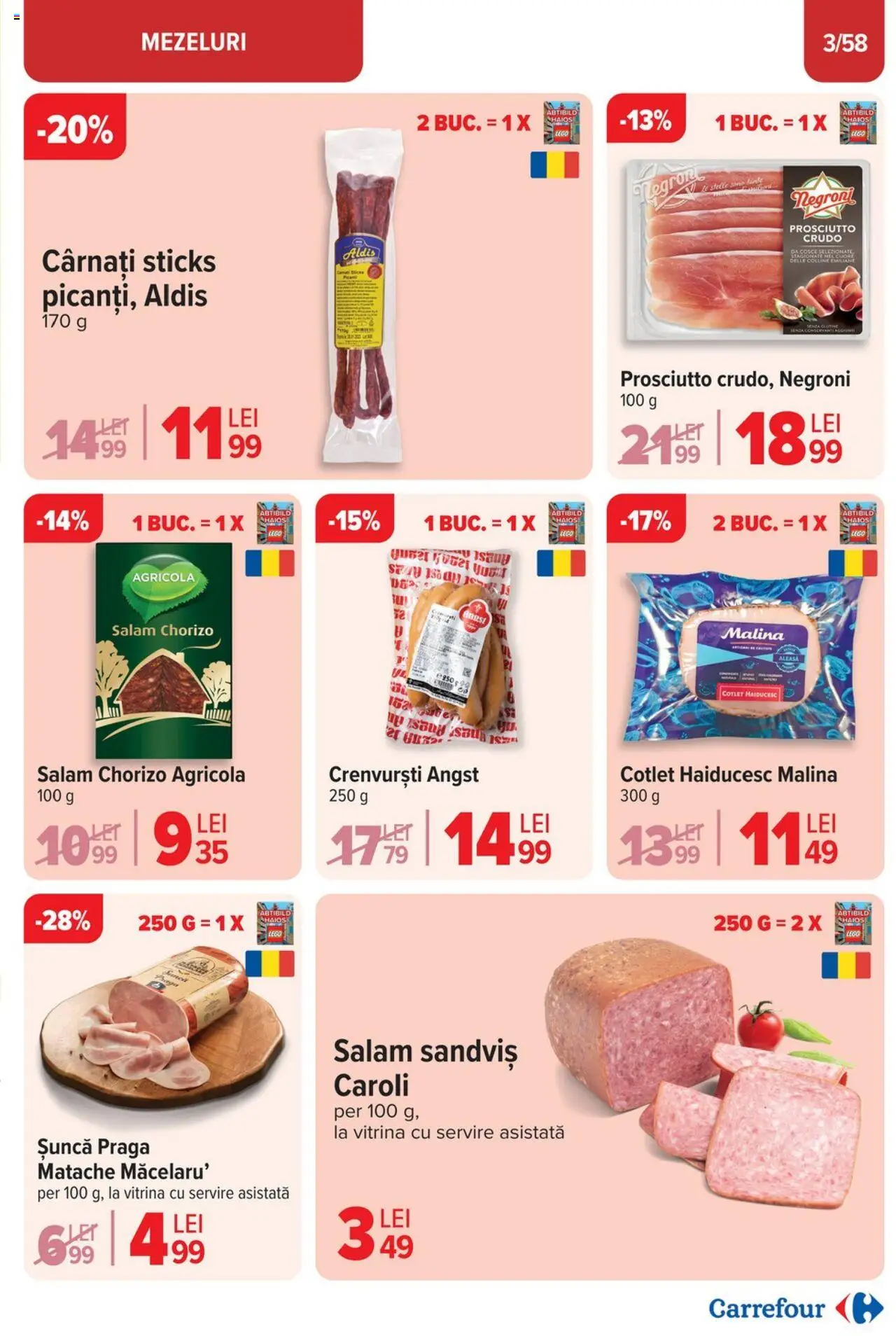Catalog Carrefour 2 - 13 Aprilie 2025 | Pagina 3 | Produse: Bahçe aydınlatması, Lait de coco, Crenvurști, Cârnați