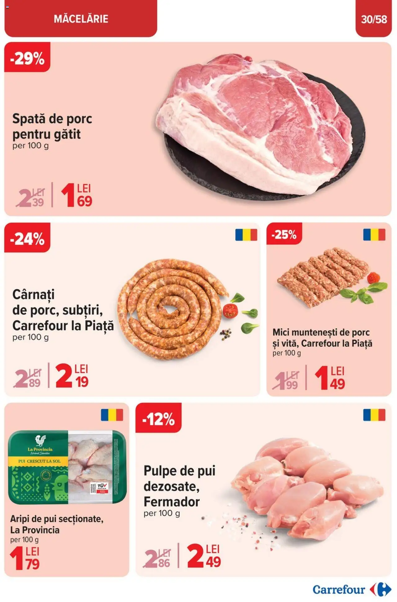 Catalog Carrefour 2 - 13 Aprilie 2025 | Pagina 30 | Produse: Hacıyatmaz Kedi Oyuncağı, Mici, Cârnați