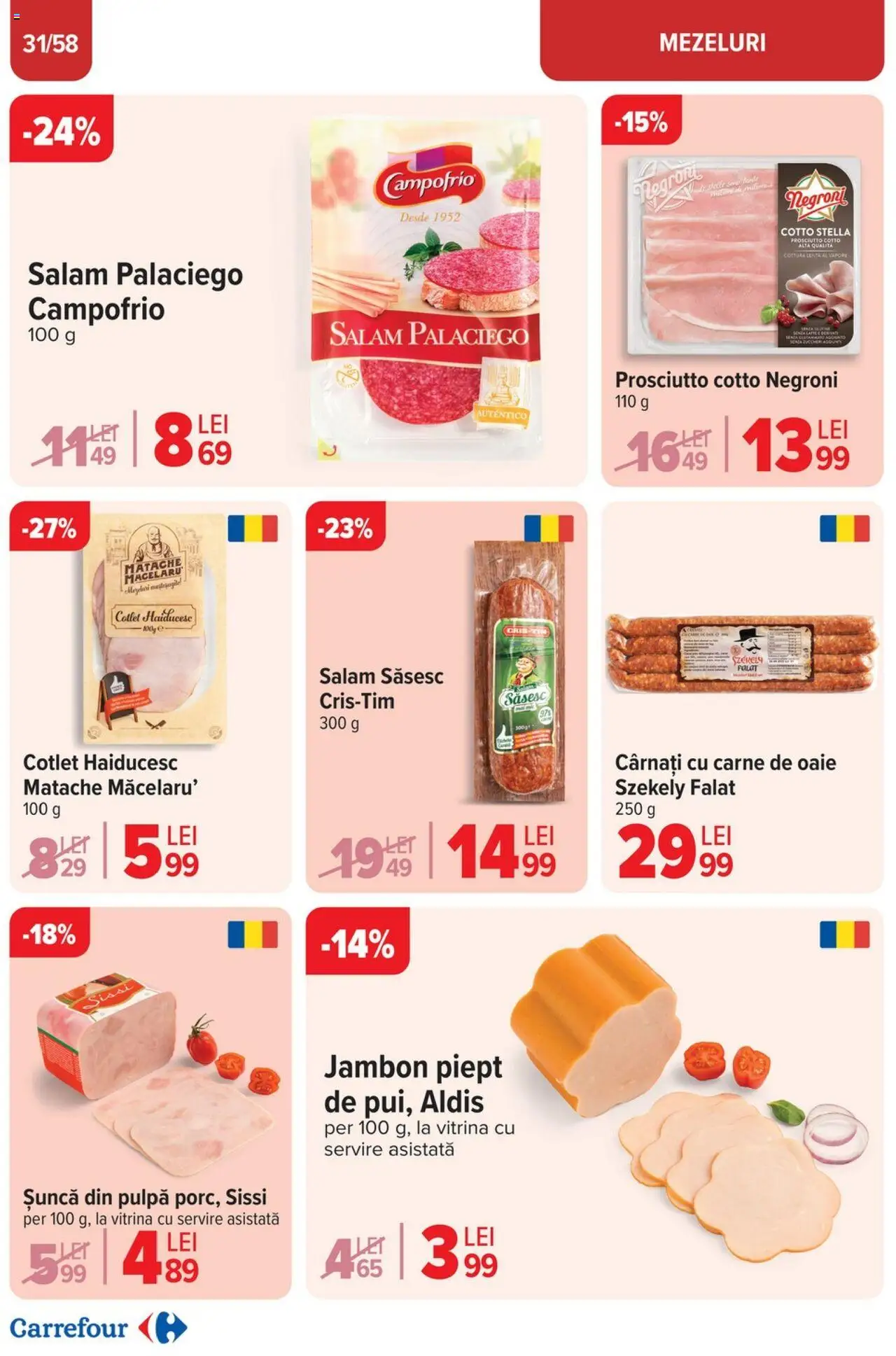 Catalog Carrefour 2 - 13 Aprilie 2025 | Pagina 31 | Produse: Lait de coco, Vitrină, Salam, Șuncă