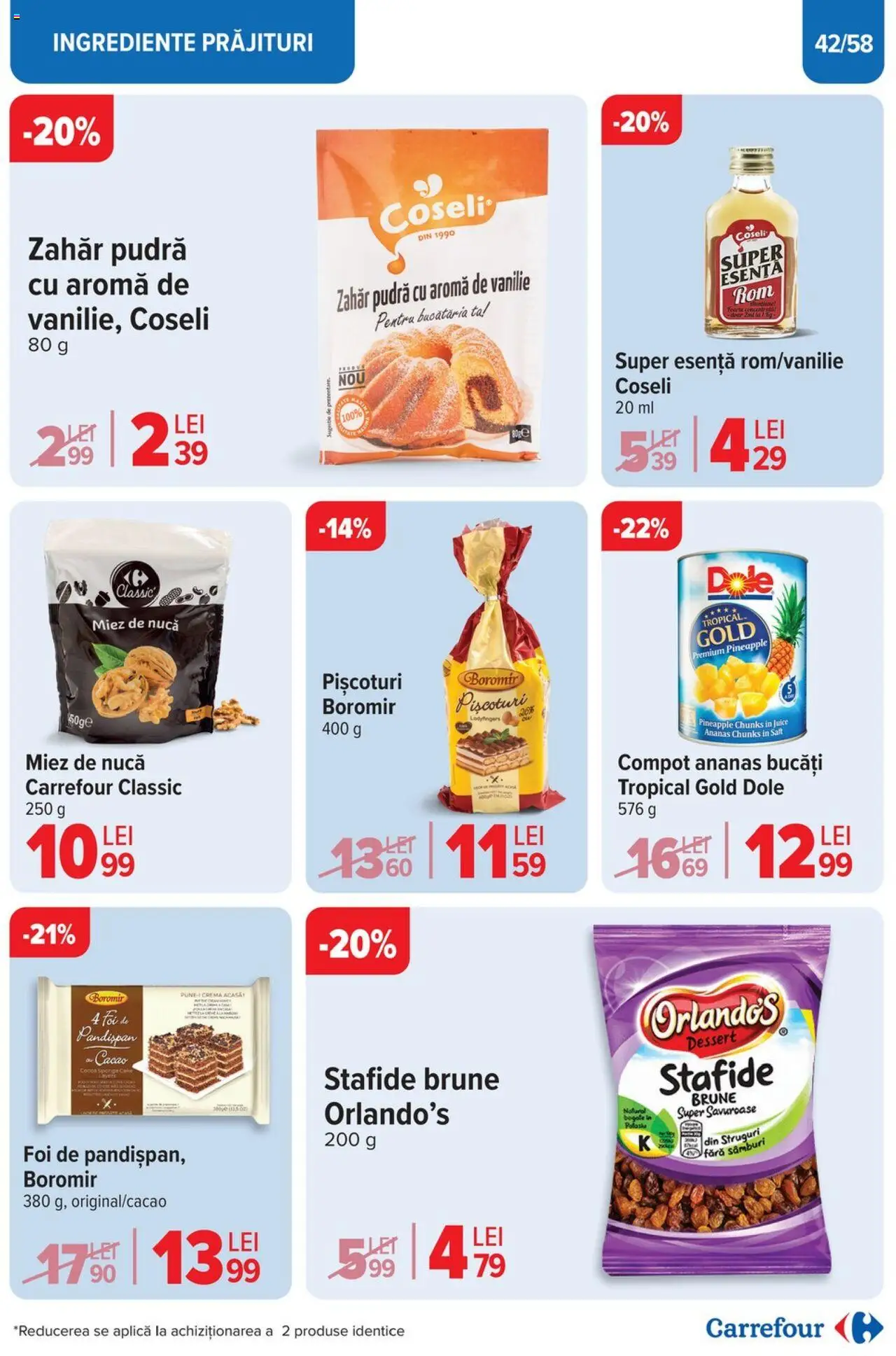 Catalog Carrefour 2 - 13 Aprilie 2025 | Pagina 42 | Produse: Struguri, Ananas, Compot, Cacao