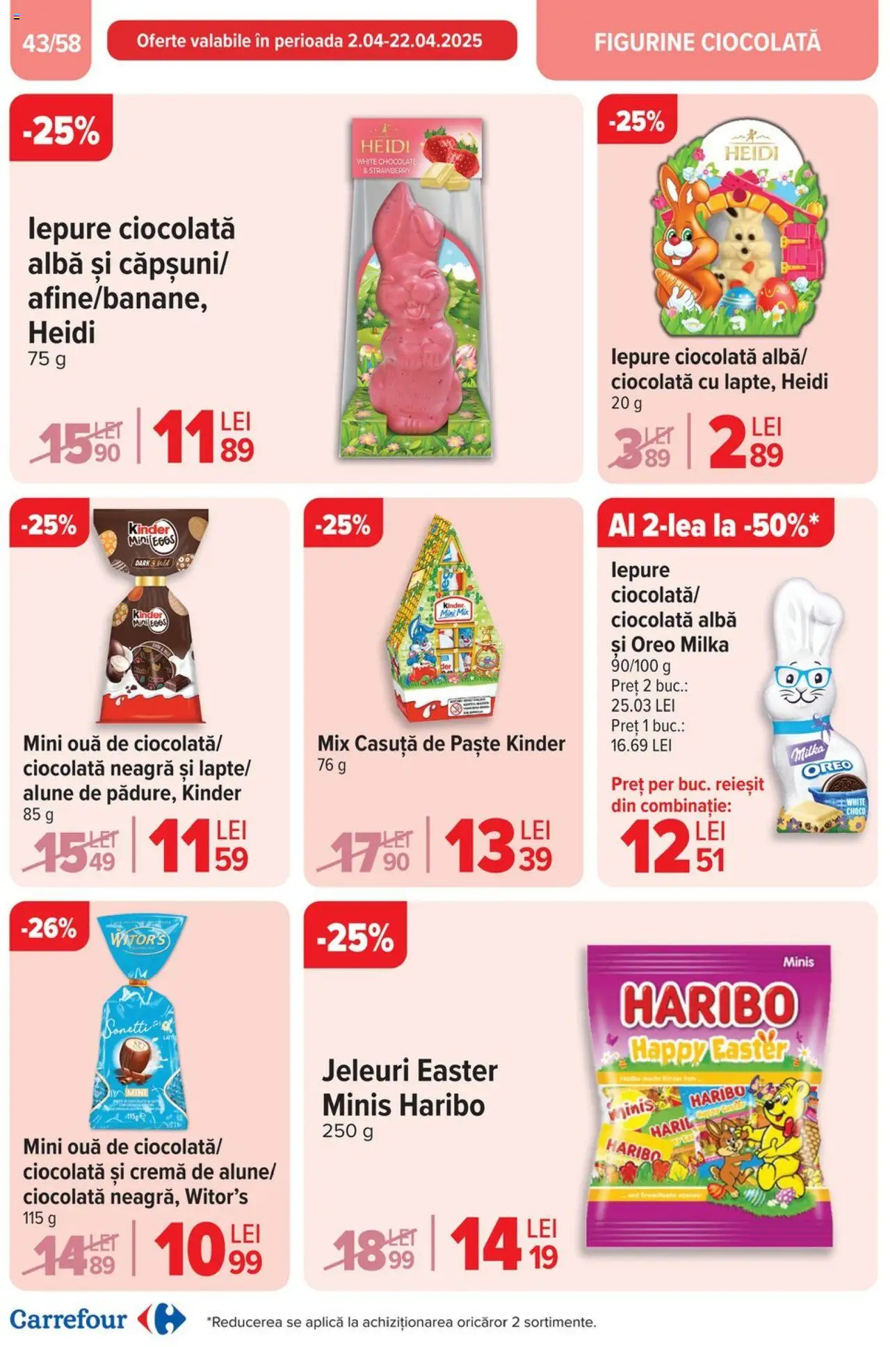 Catalog Carrefour 2 - 13 Aprilie 2025 | Pagina 43 | Produse: Alune, Cremă, Ciocolată, Jeleuri