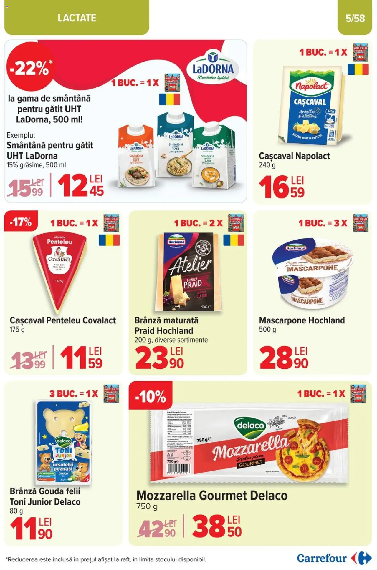 Catalog Carrefour 2 - 13 Aprilie 2025 | Pagina 5 | Produse: Light Kedi Konservesi, Mascarpone, Smântână, Gouda