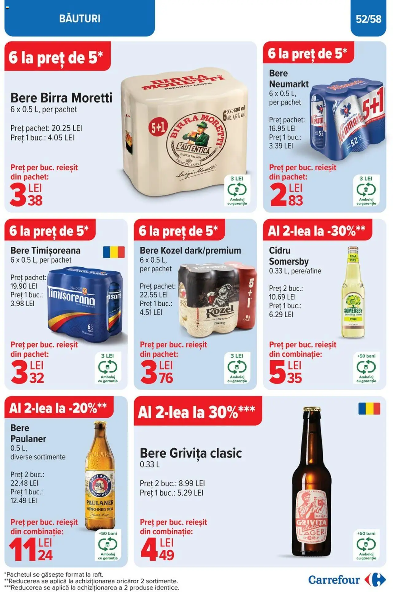 Catalog Carrefour 2 - 13 Aprilie 2025 | Pagina 52 | Produse: Bere