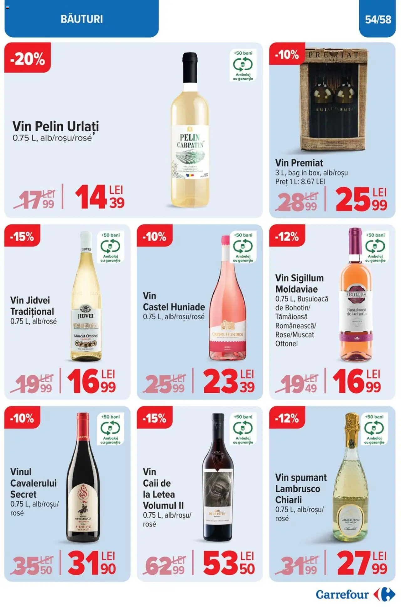 Catalog Carrefour 2 - 13 Aprilie 2025 | Pagina 54 | Produse: Vin