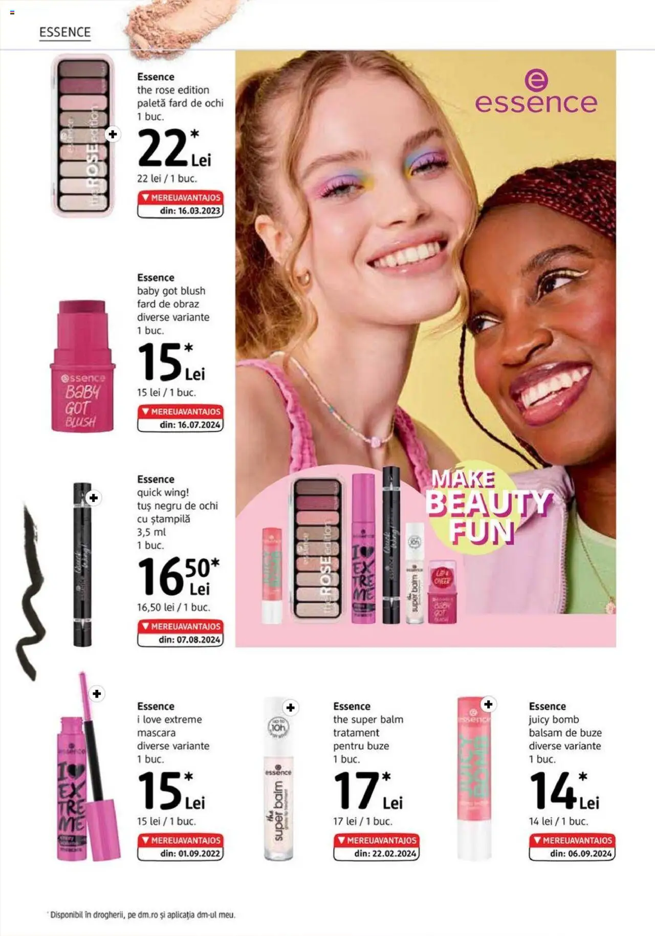 Catalog DM Drogerie Markt 3 - 29 Aprilie 2025 | Pagina 12 | Produse: Paletă fard, Blush, Mascara, Balsam