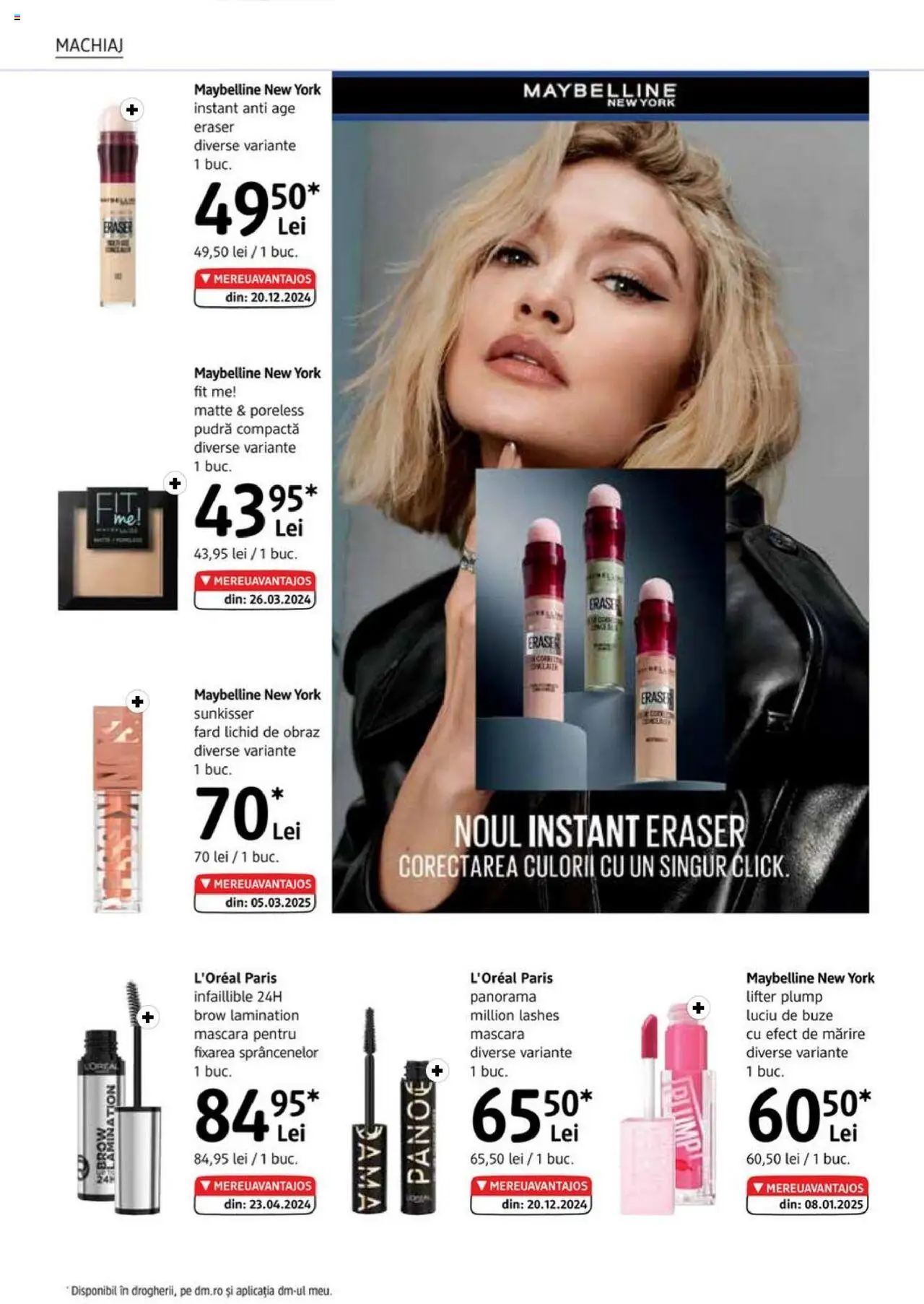 Catalog DM Drogerie Markt 3 - 29 Aprilie 2025 | Pagina 14 | Produse: Machiaj, Pudră, Mascara, Luciu de buze