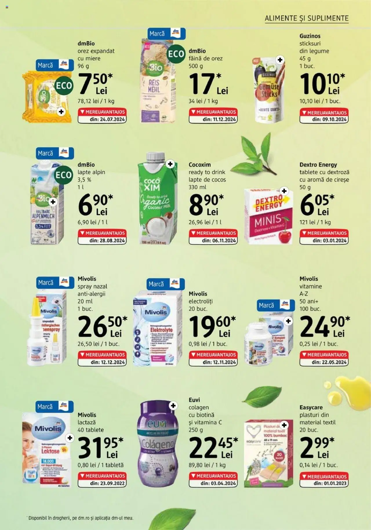 Catalog DM Drogerie Markt 3 - 29 Aprilie 2025 | Pagina 25 | Produse: Tabletă, Făină, Cireșe, Legume