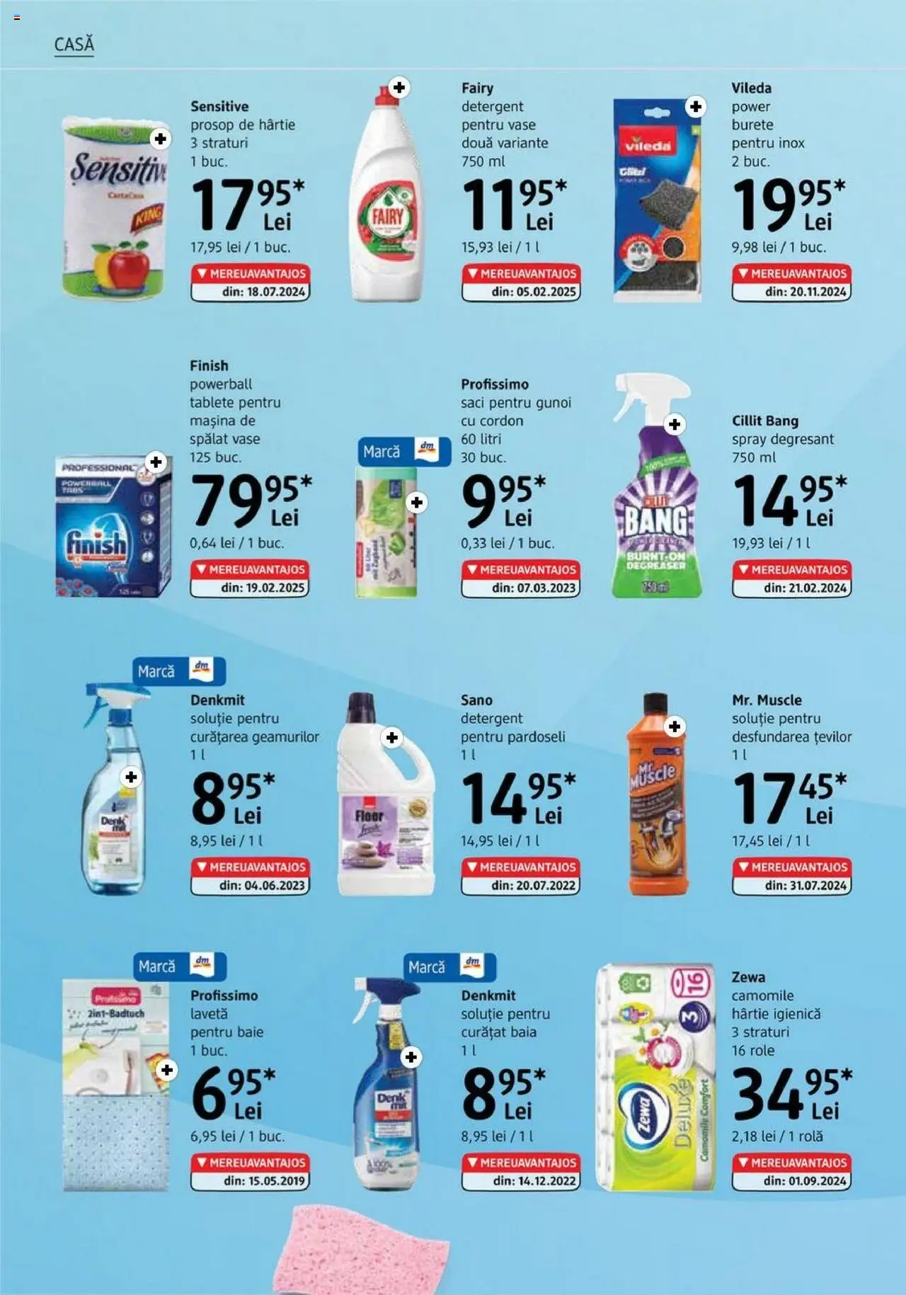 Catalog DM Drogerie Markt 3 - 29 Aprilie 2025 | Pagina 28 | Produse: Role, Burete, Detergent