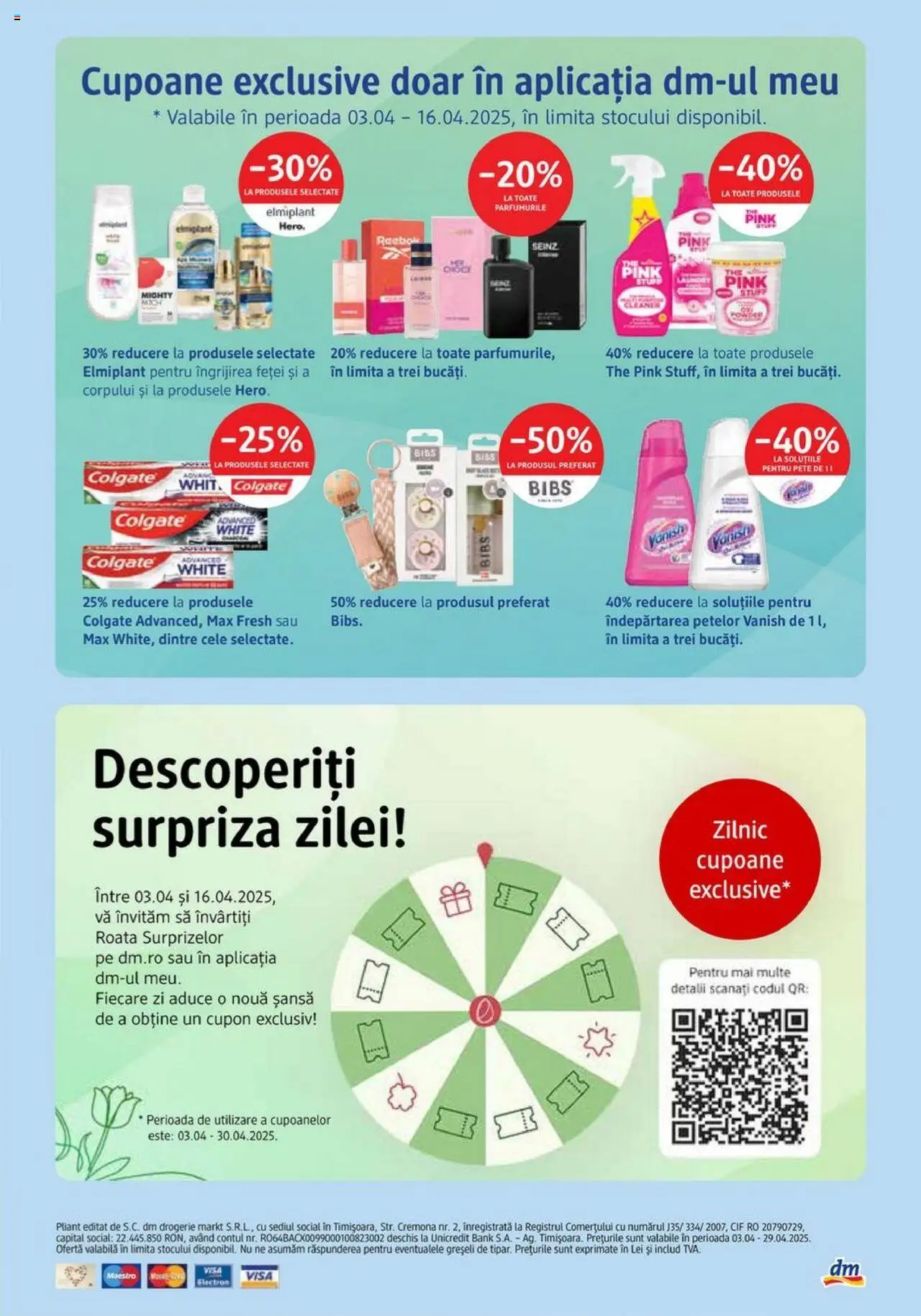 Catalog DM Drogerie Markt 3 - 29 Aprilie 2025 | Pagina 32 | Produse: Îndepărtarea petelor, Çelik Mama ve Su Kabı