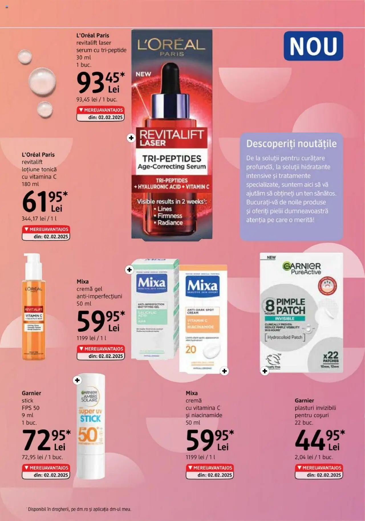 Catalog DM Drogerie Markt 3 - 29 Aprilie 2025 | Pagina 5 | Produse: Plasturi, Loțiune tonică, Serum, Cremă