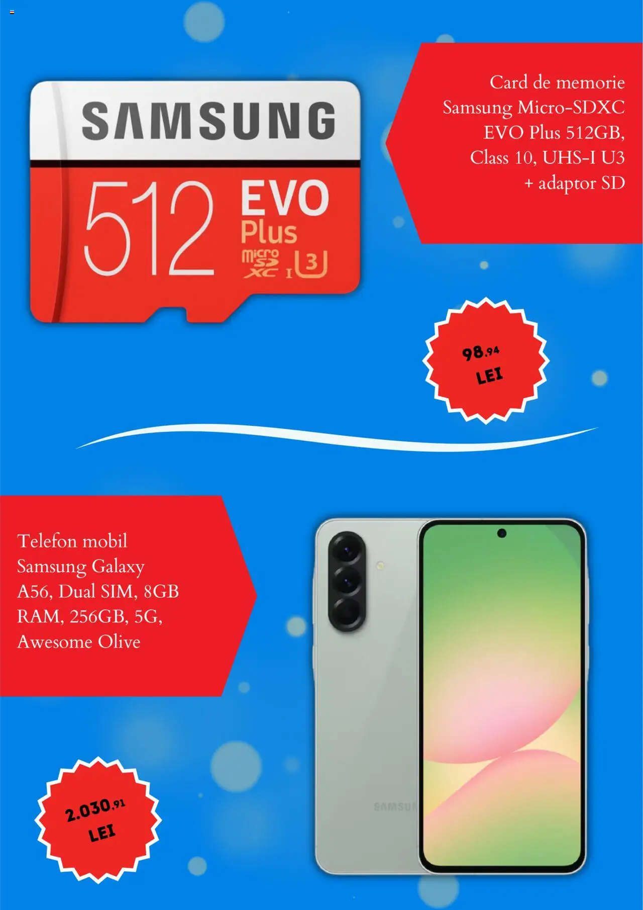 Catalog eMag 1 - 28 Aprilie 2025 | Pagina 3 | Produse: Telefon, Memorie, Card De Memorie, Adaptor
