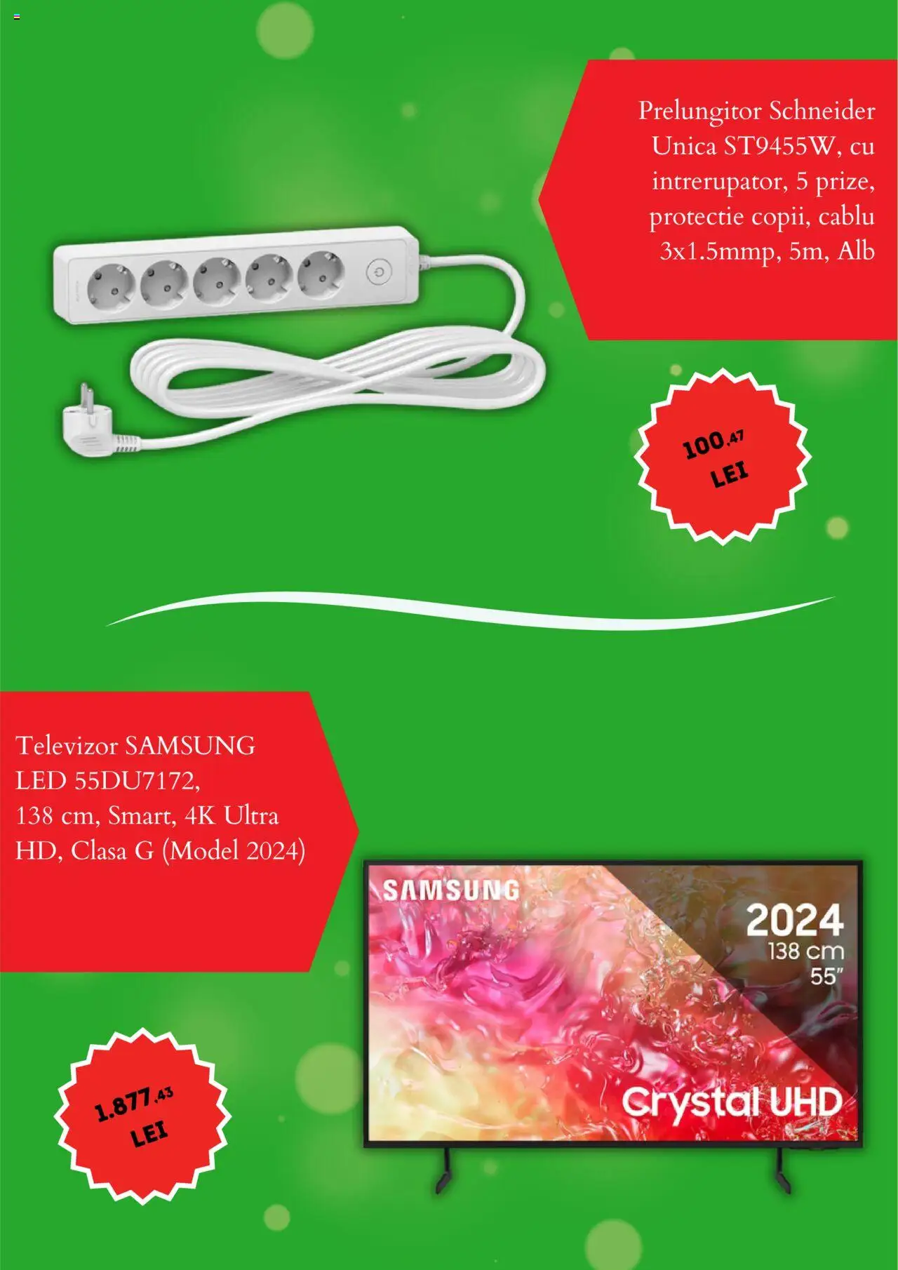 Catalog eMag 1 - 28 Aprilie 2025 | Pagina 4 | Produse: Prelungitor, Televizor, Cablu, Babak