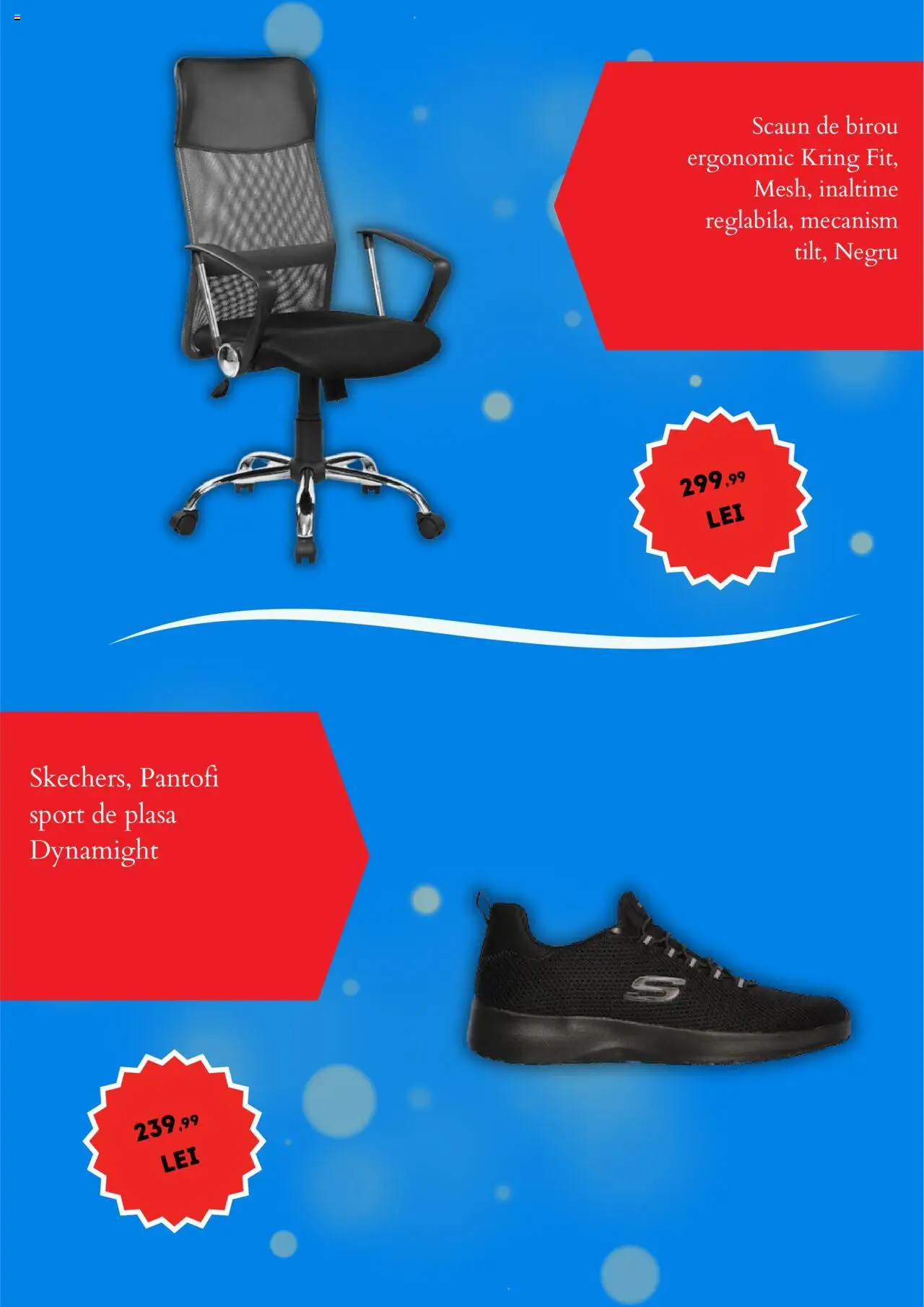 Catalog eMag 1 - 28 Aprilie 2025 | Pagina 7 | Produse: Çikolatalı gofret, Pantofi, Scaun, Scaun de birou