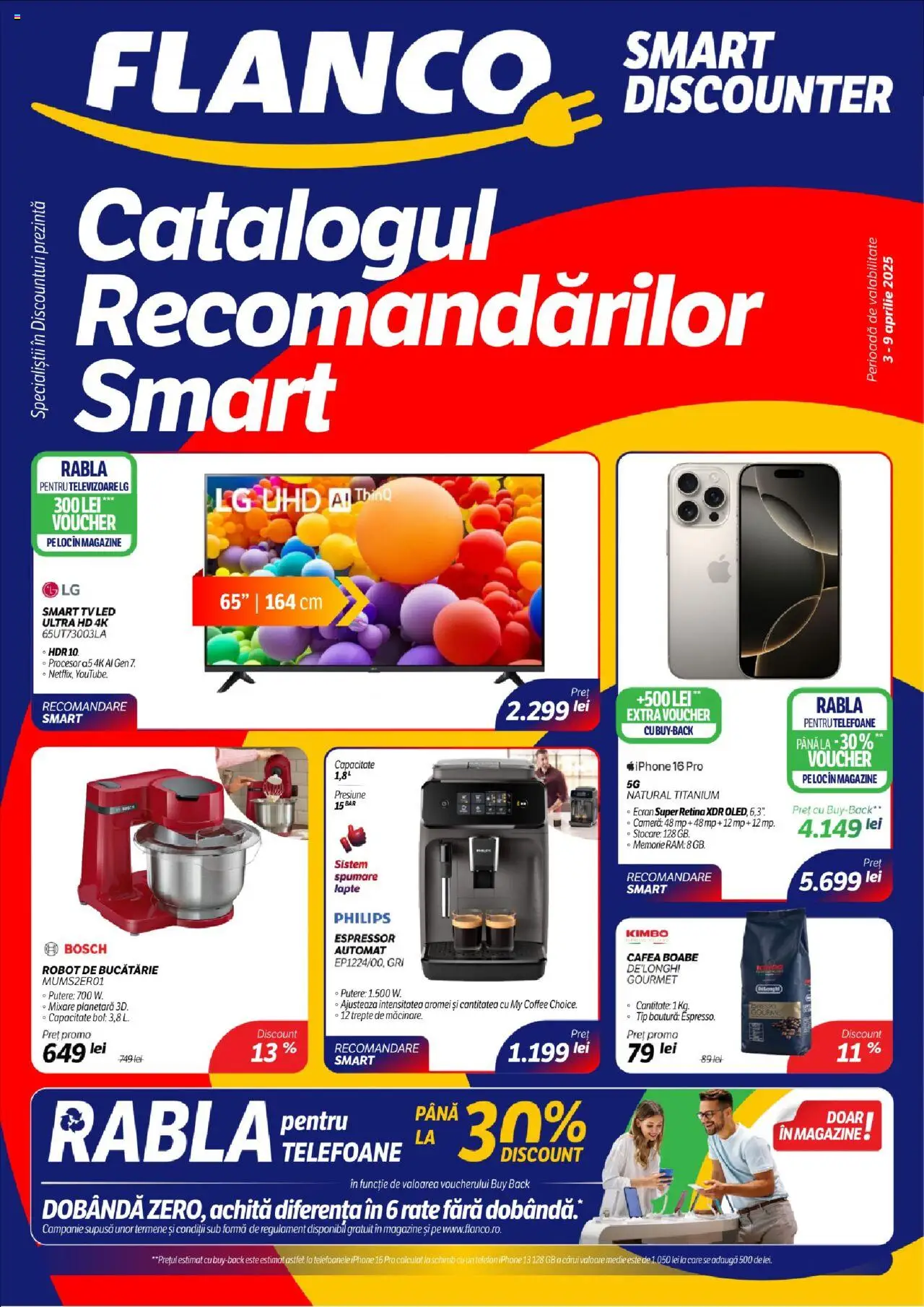 Catalog Flanco 3 - 9 Aprilie 2025 | Pagina 1 | Produse: Memorie, Cameră, Bol, Cafea