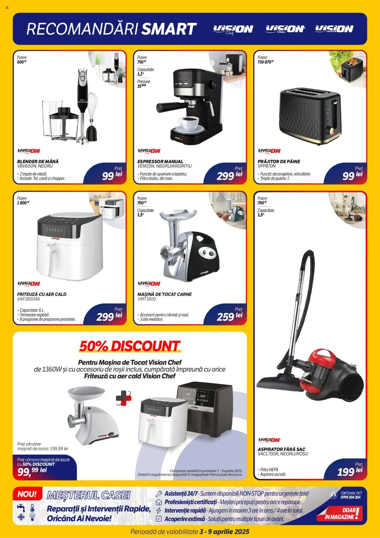 Catalog Flanco 3 - 9 Aprilie 2025 | Pagina 11 | Produse: Mașină de tocat, Ginseng, Friteuză, Roșii