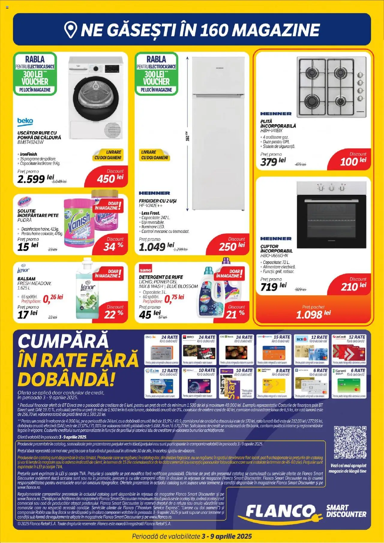 Catalog Flanco 3 - 9 Aprilie 2025 | Pagina 9 | Produse: Frigider, Raft, Haine, Çelik Mama ve Su Kabı